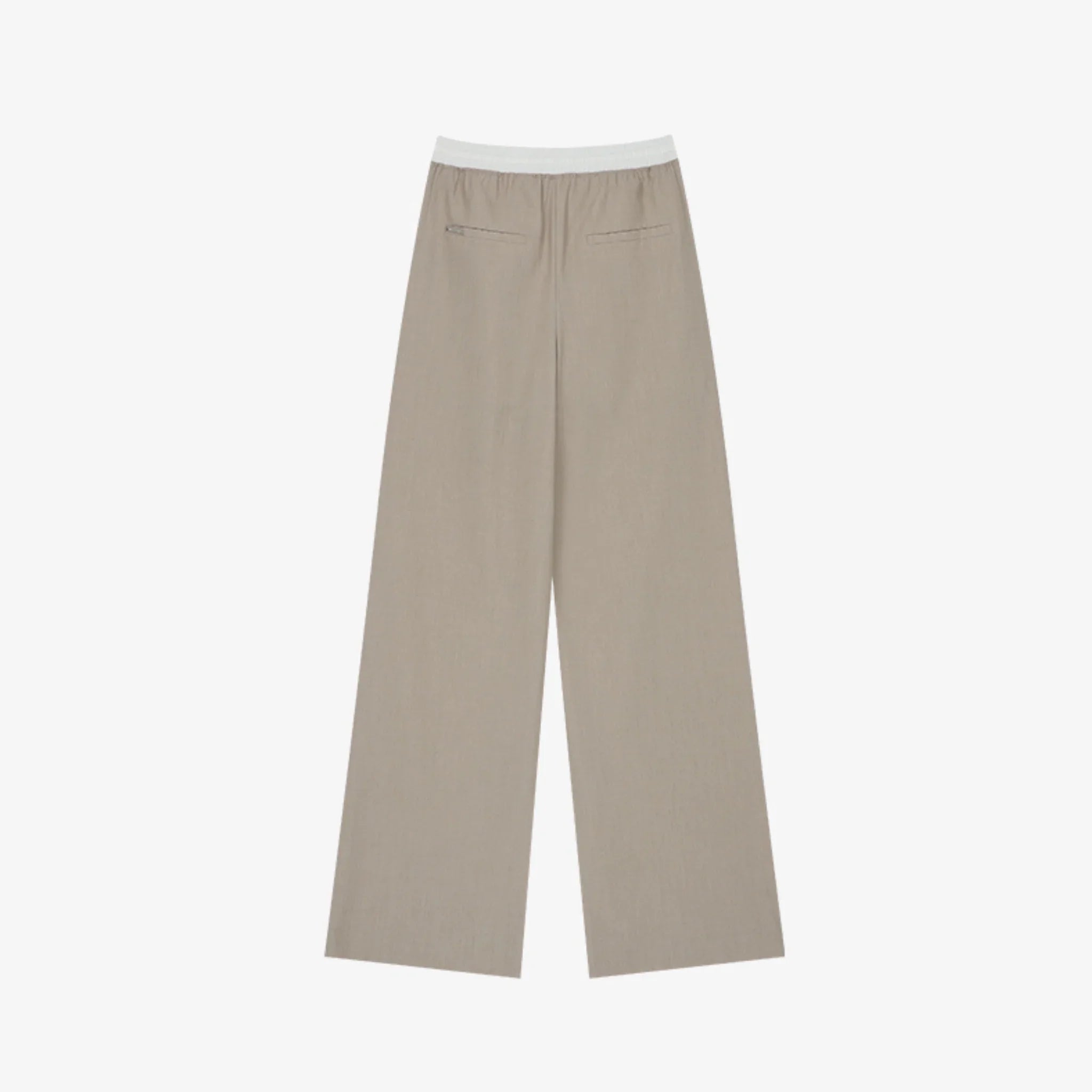 ARTID COLOR BLOCK STRING WIDE PANTS-3