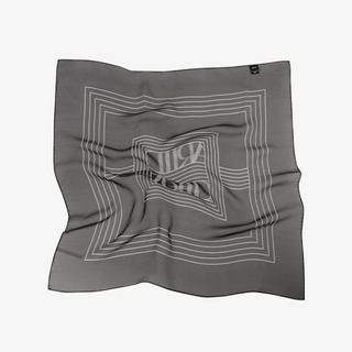 SILK LOGO SQUARE SCARF