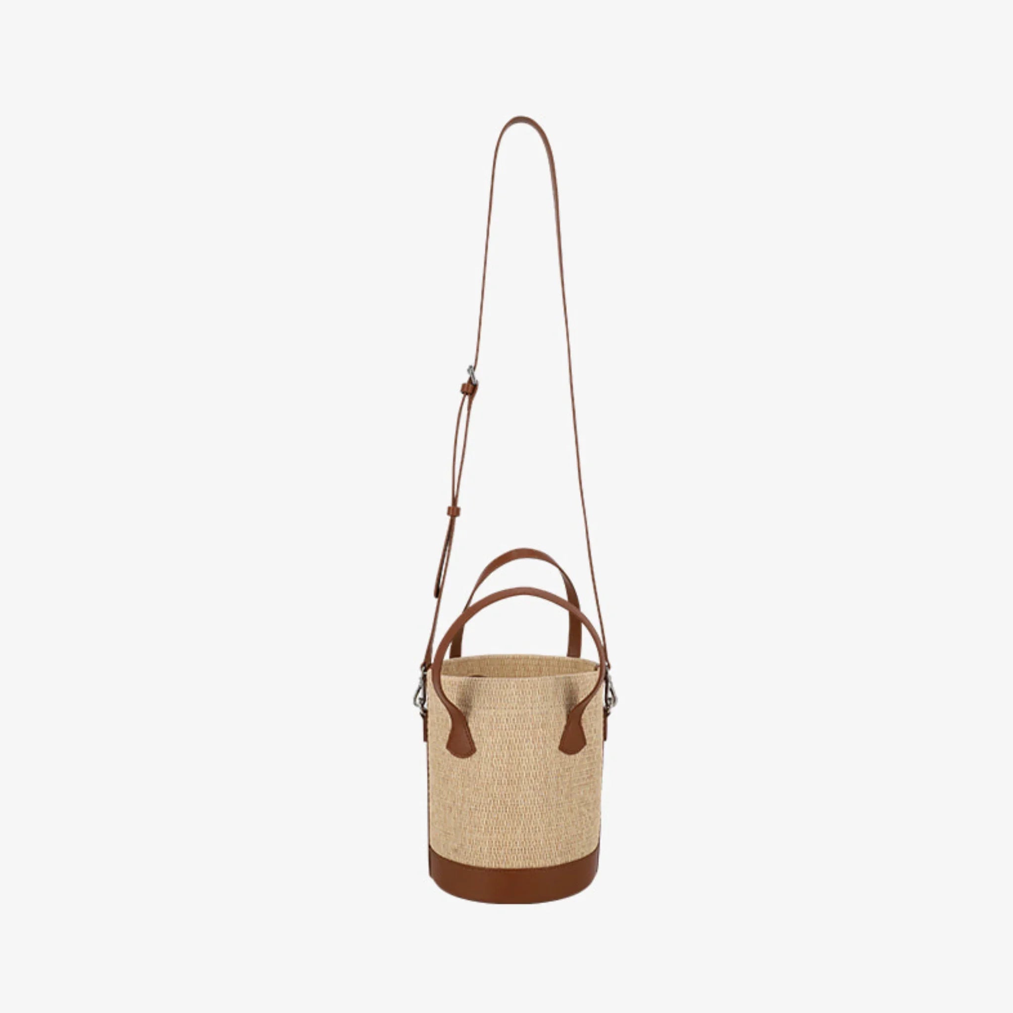 CITYBREEZE CITY RAFFIA BASKET SHOULDER BAG | BROWN-2