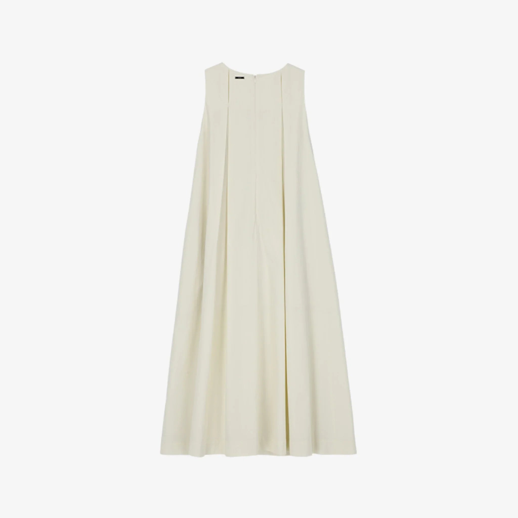 ARTID BOX PLEATED SLEEVELESS DRESS-2