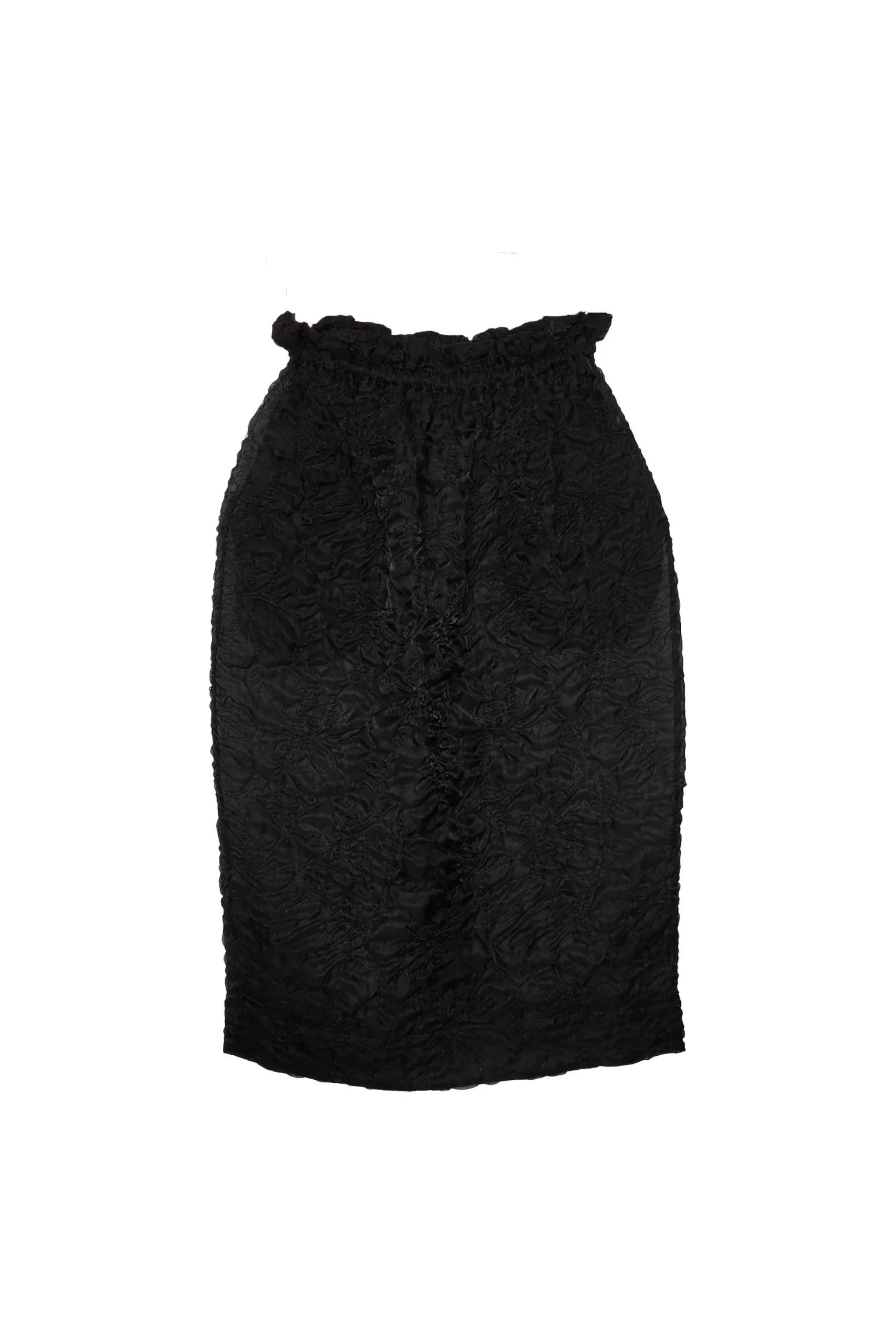 SIMONE ROCHA Elasticated Gathered Ruffle Waist Tulip Skirt