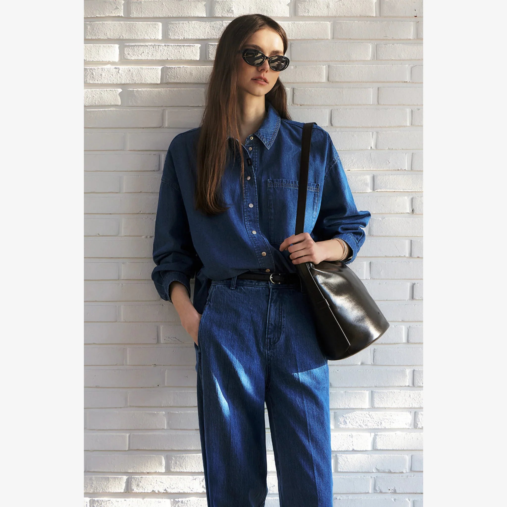 ARTID DENIM OVERSIZED POCKET SHIRT