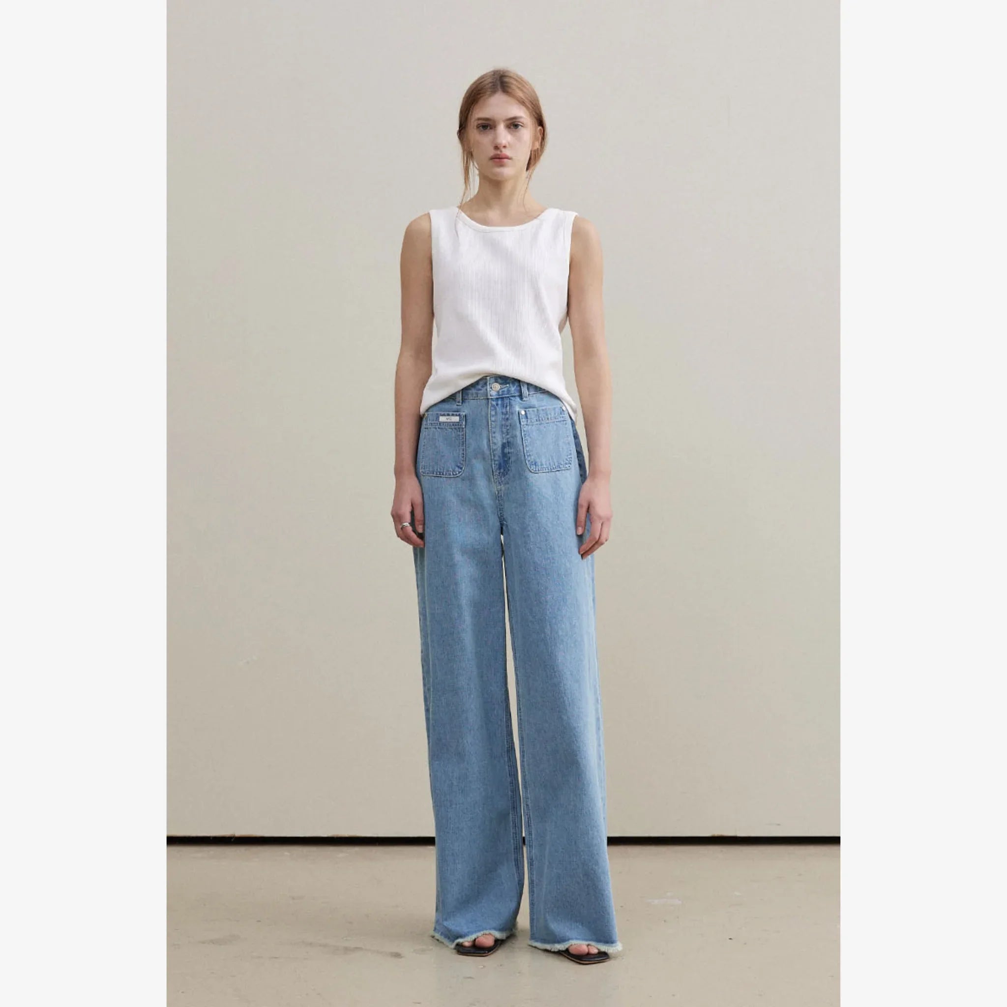 ARTID SELVY POCKET DENIM PANTS-3