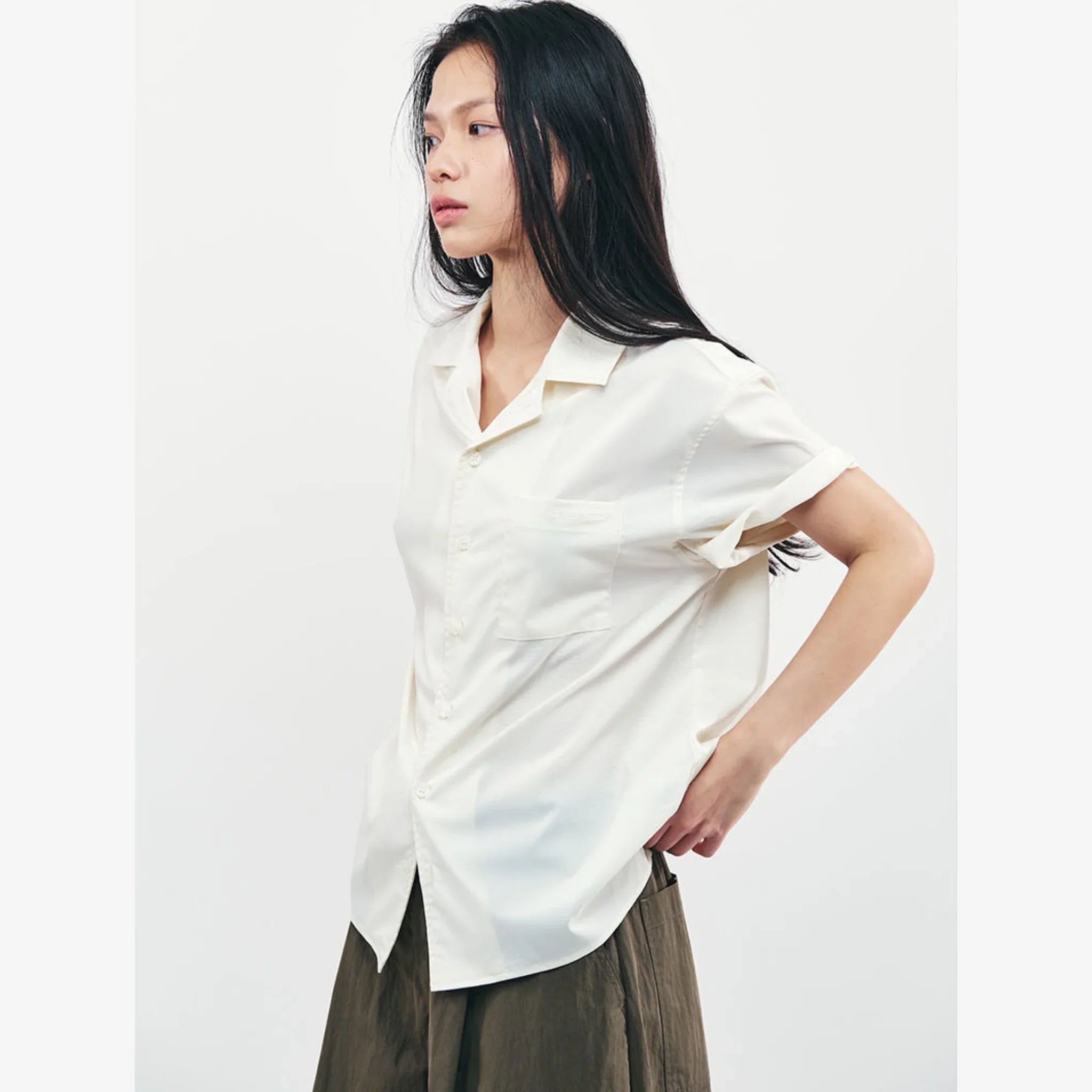 CITYBREEZE WRINKLE FREE OVERSIZED HALF SLEEVE SHIRT-7