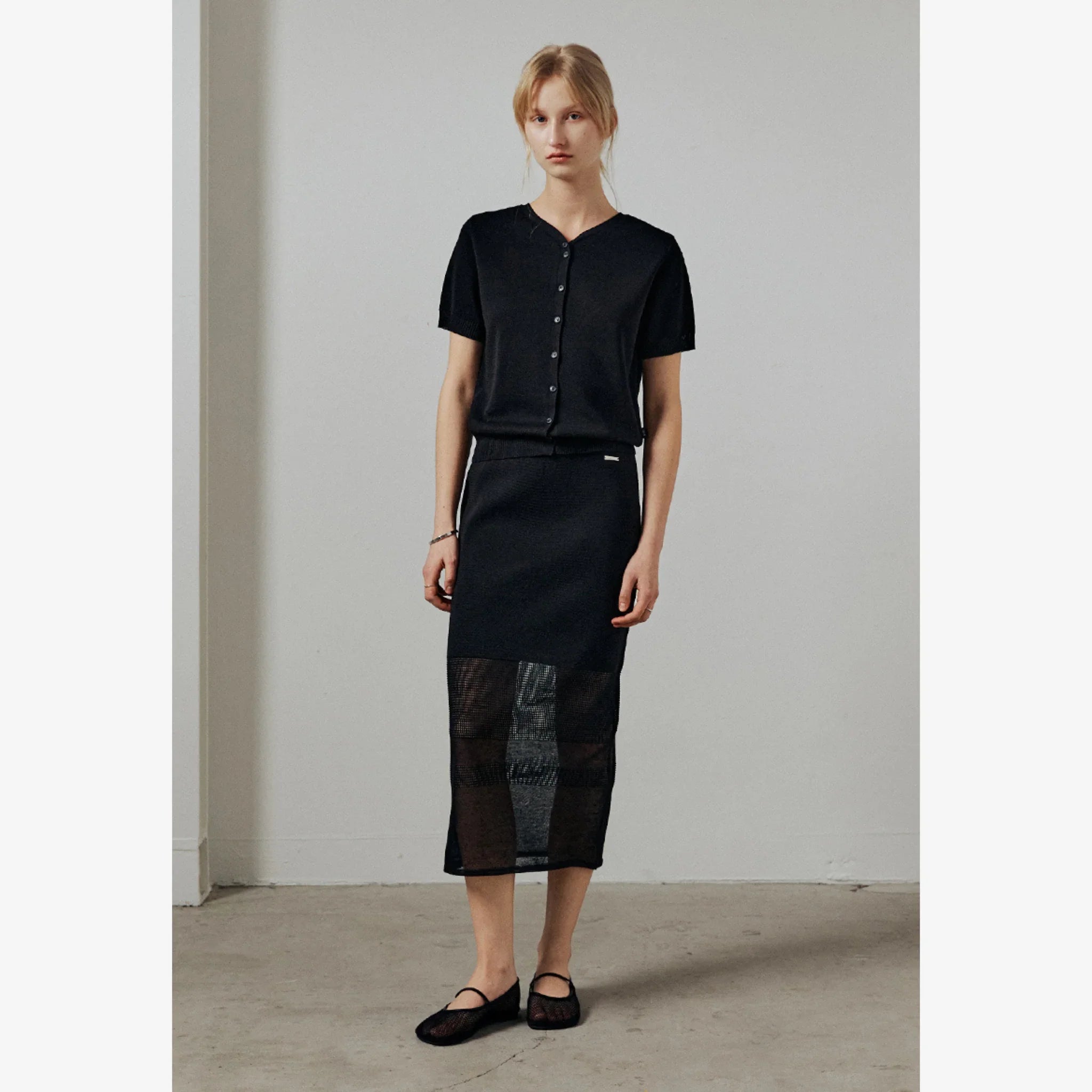 ARTID LINEN REVERSIBLE SHORT SLEEVE KNIT-3