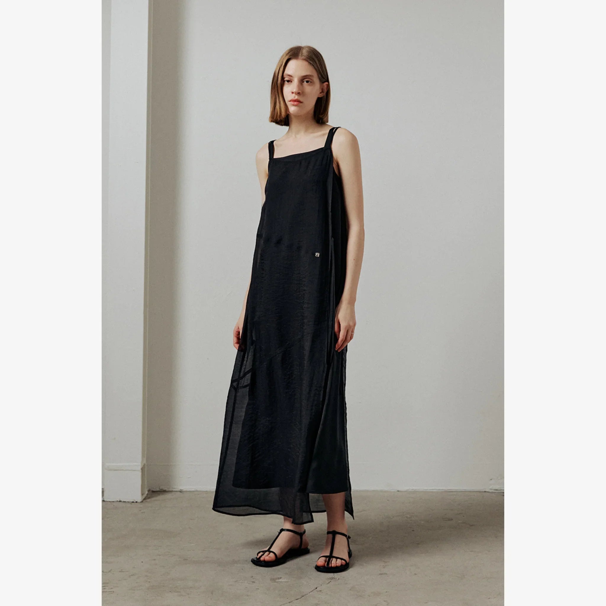 ARTID LAYERED SLEEVELESS DRESS-3