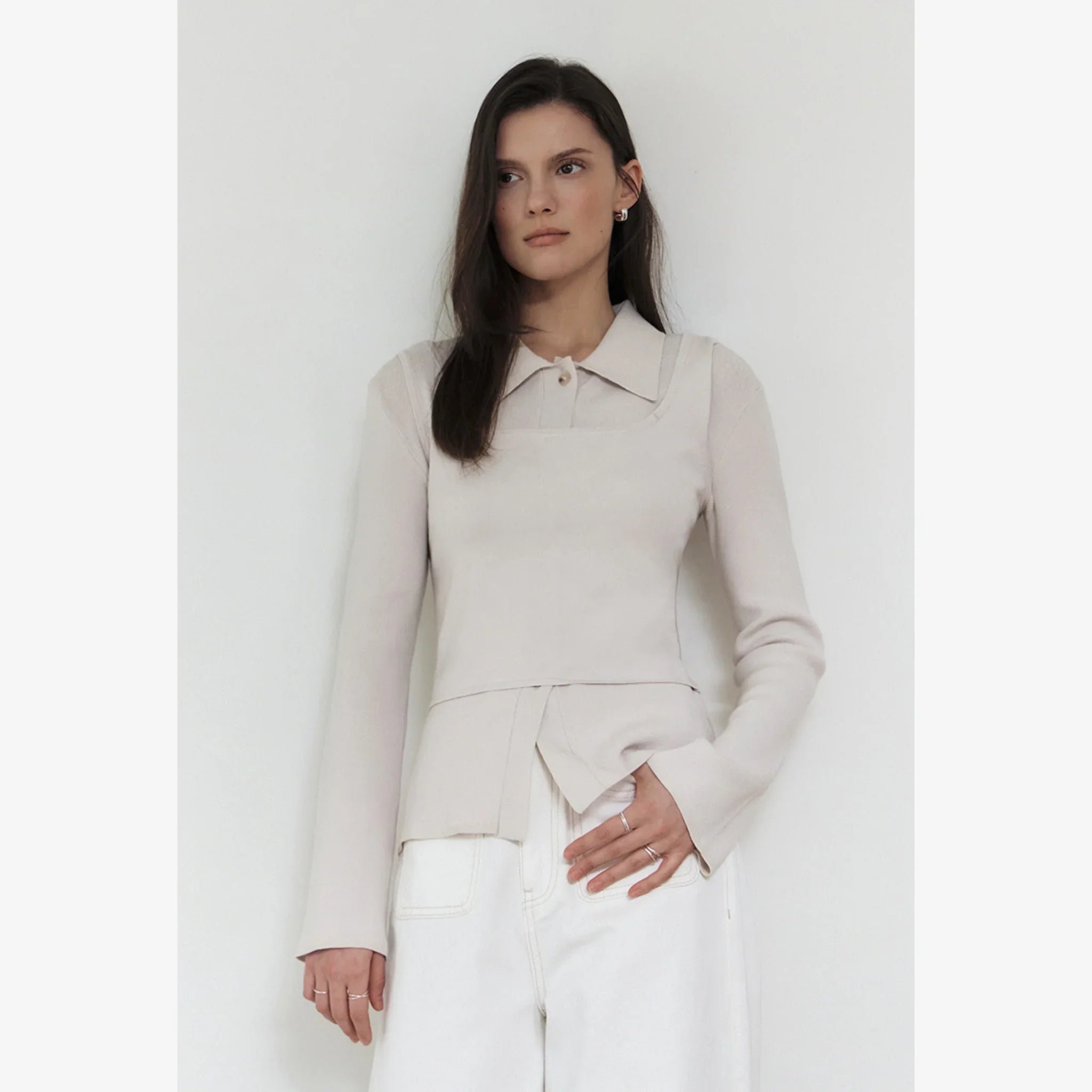 ARTID OPEN COLLAR CARDIGAN SET-UP-3