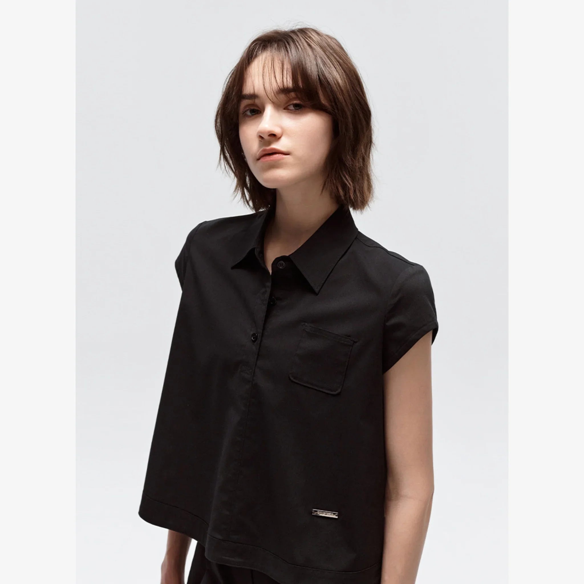 CITYBREEZE WRINKLE-FREE FLARE HALF-SLEEVE SHIRT-3