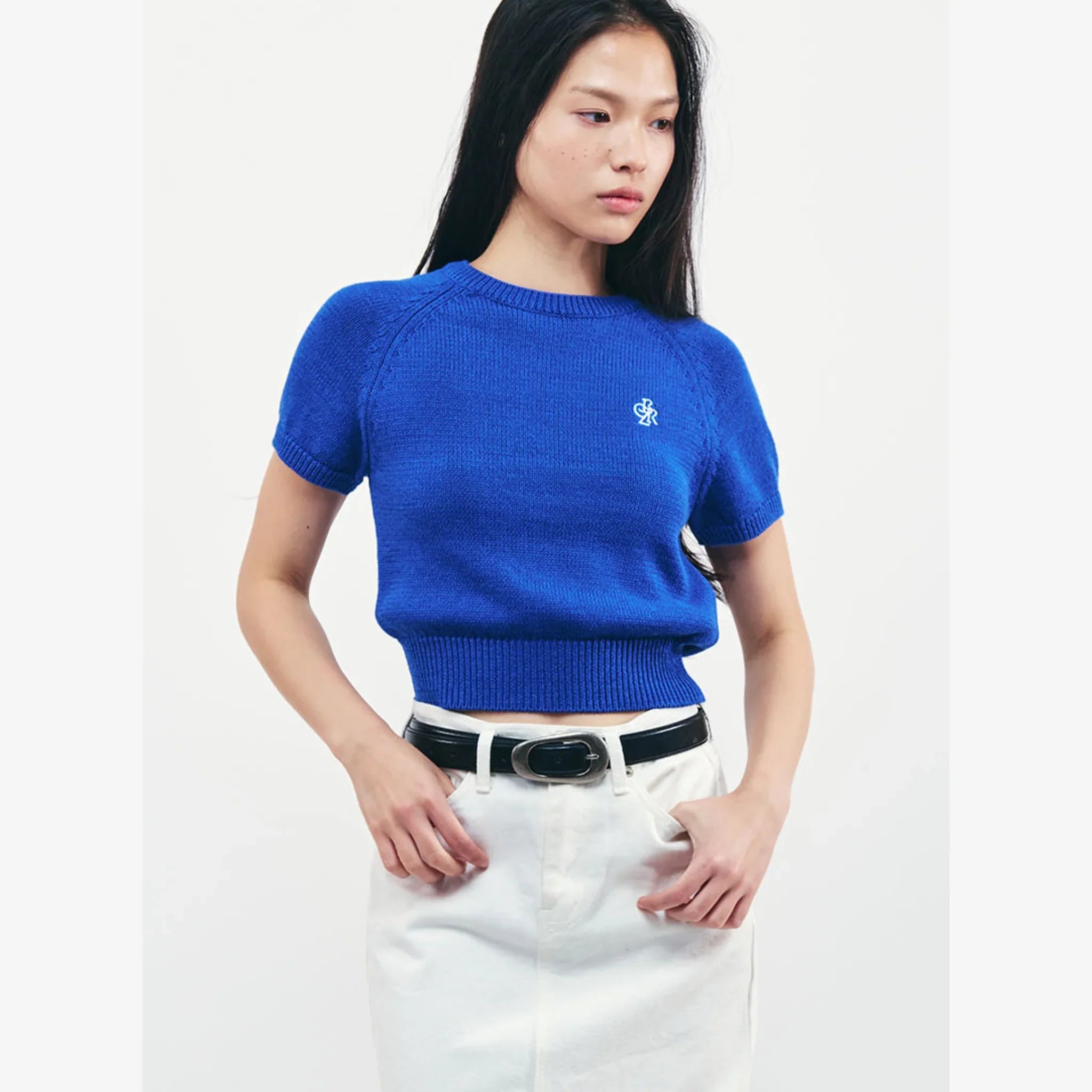 CITYBREEZE SMALL SYMBOL LOGO HALF-SLEEVE KNIT-9