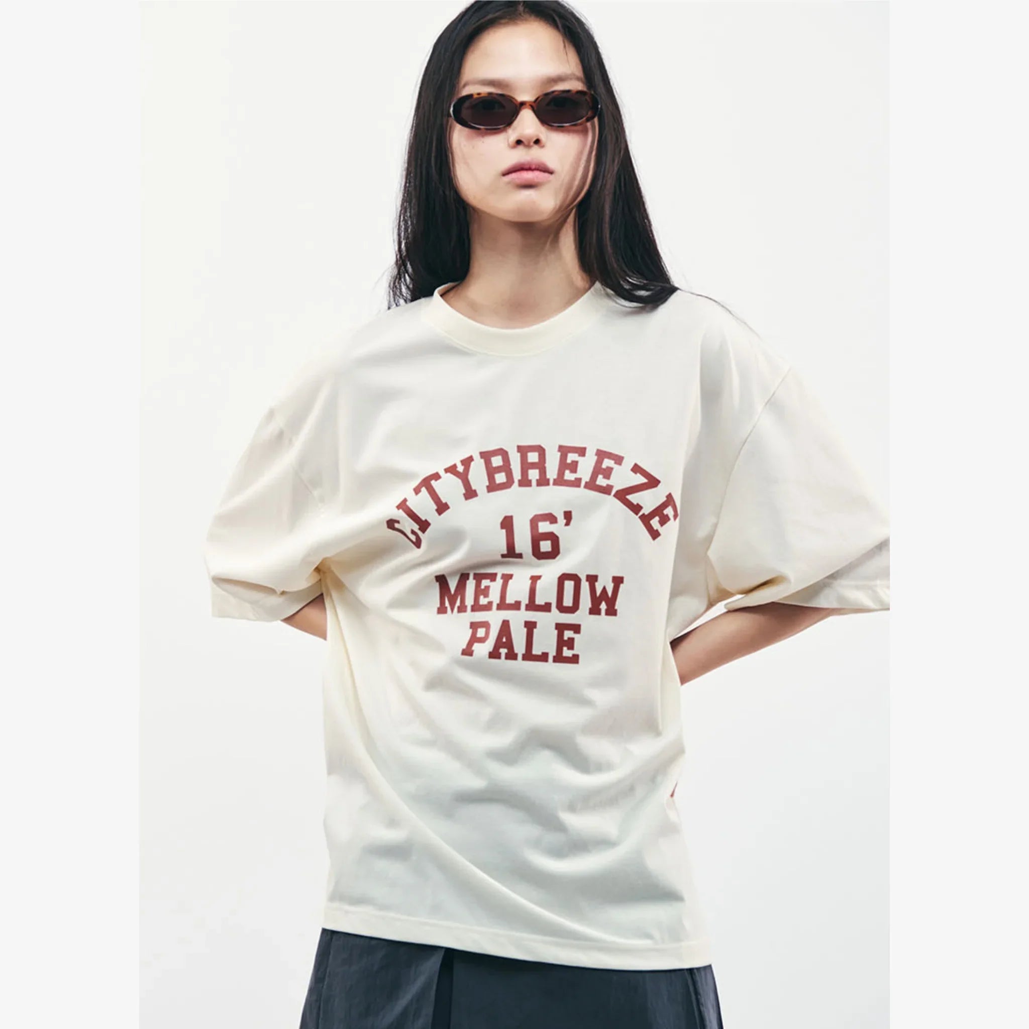 CITYBREEZE ARCH LOGO HALF-SLEEVE T-SHIRT-3