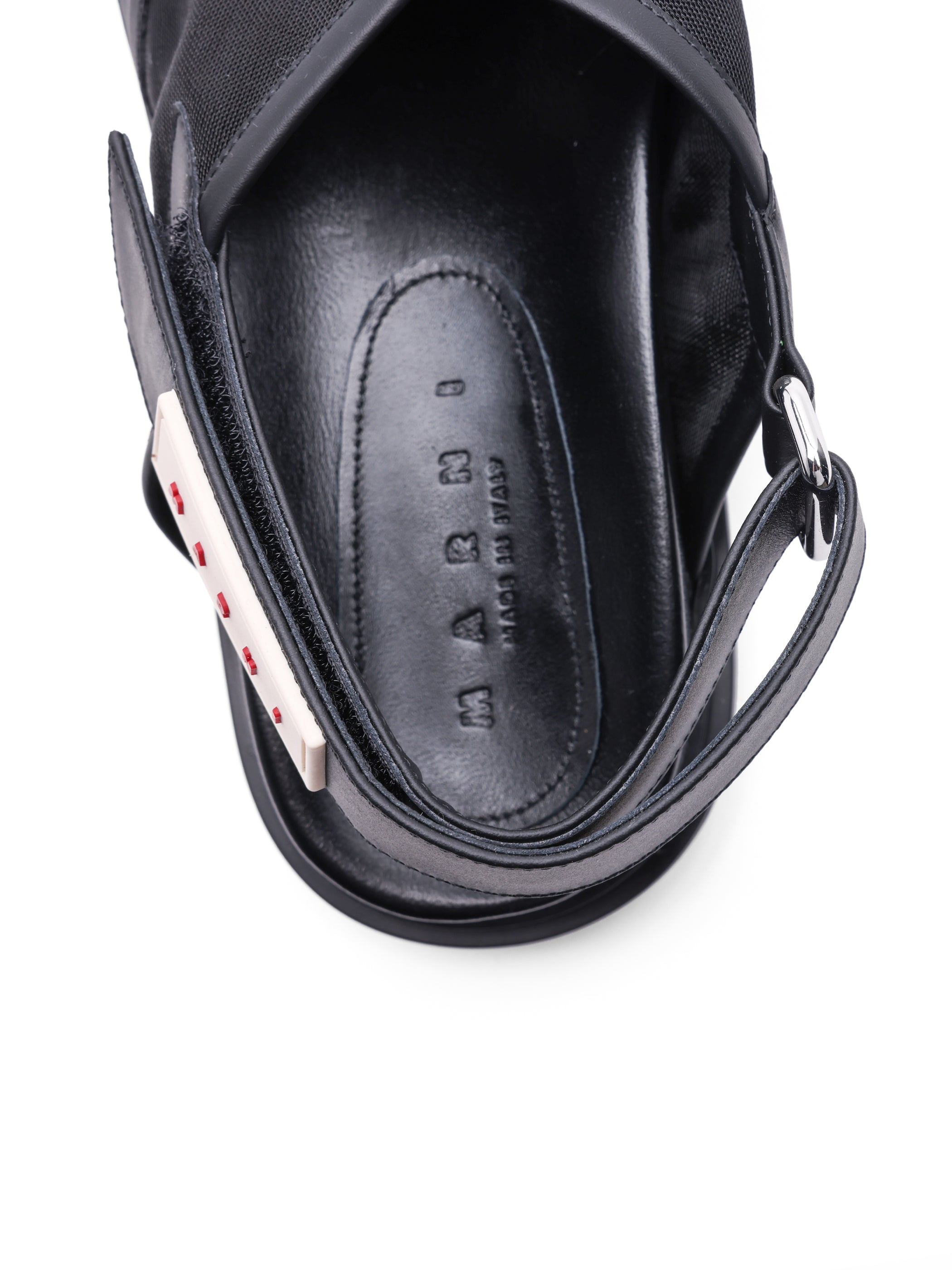 Marni Fussbett cross-strap Slingback Sandals | Green | FARFETCH