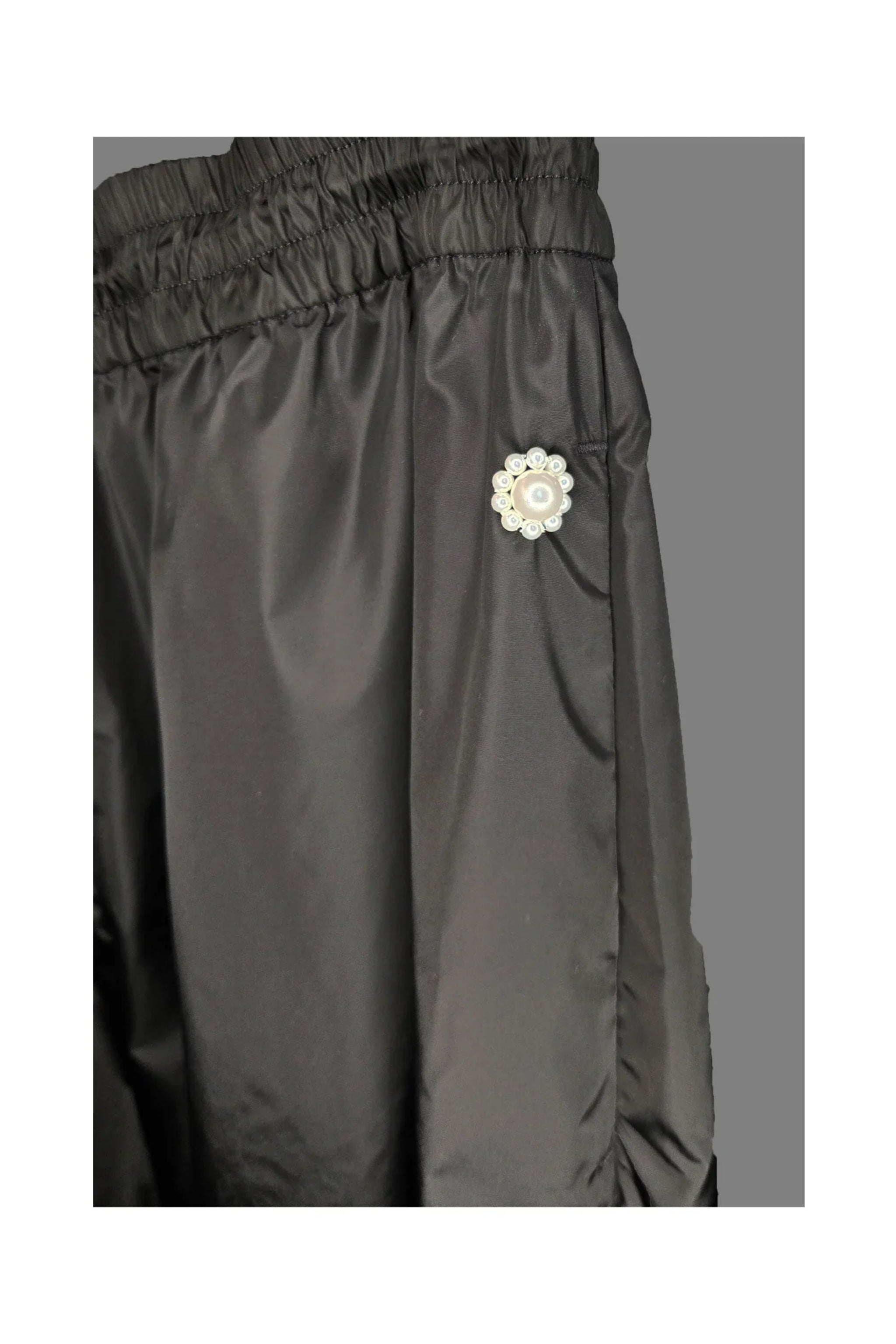 SIMONE ROCHA Cuffed Track Pant W/ Daisy EMB-3
