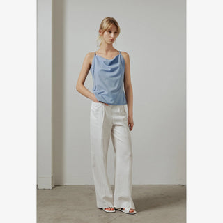 ARTID COWL NECK SLEEVELESS BLOUSE