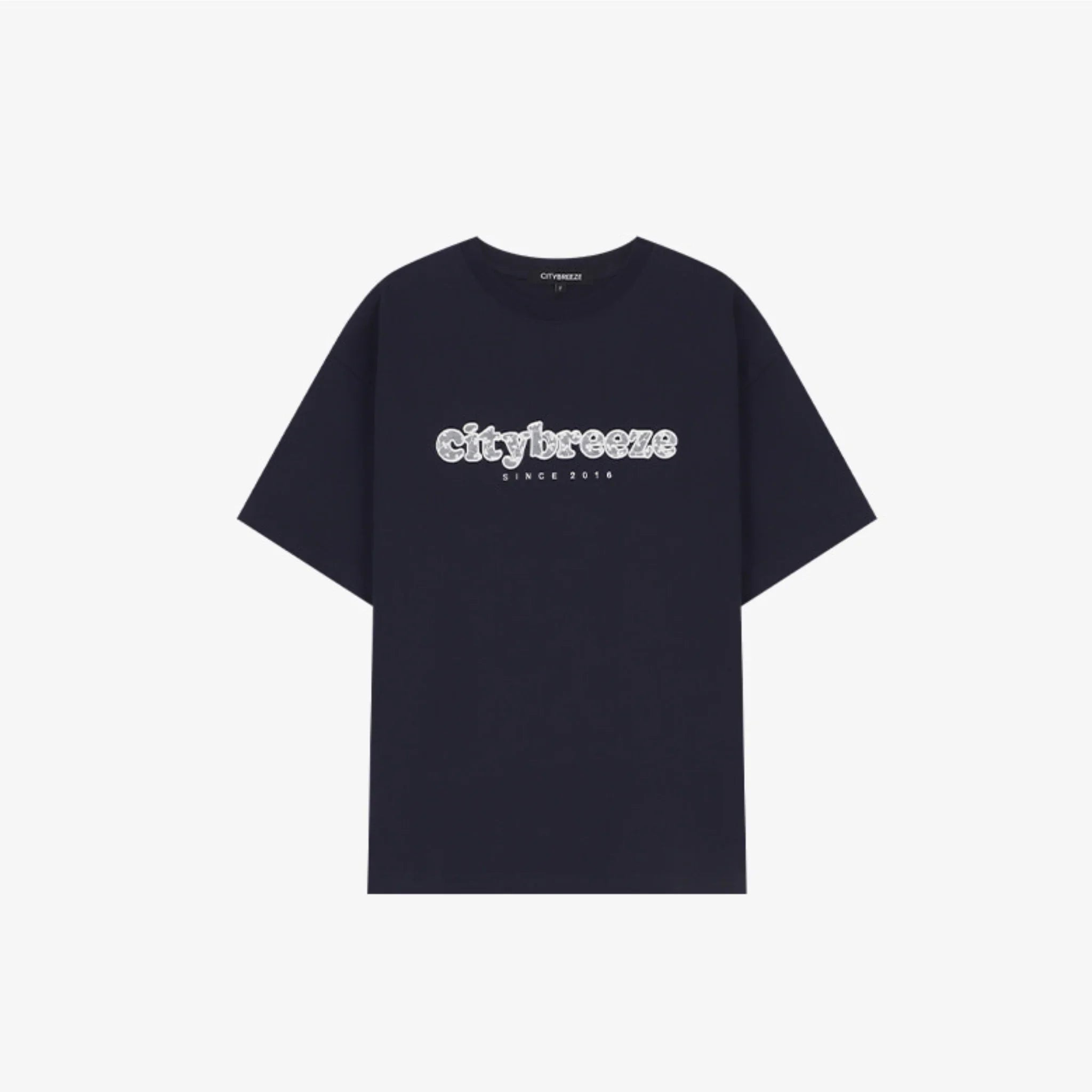 CITYBREEZE LACE LETTERING LOGO HALF-SLEEVE T-SHIRT