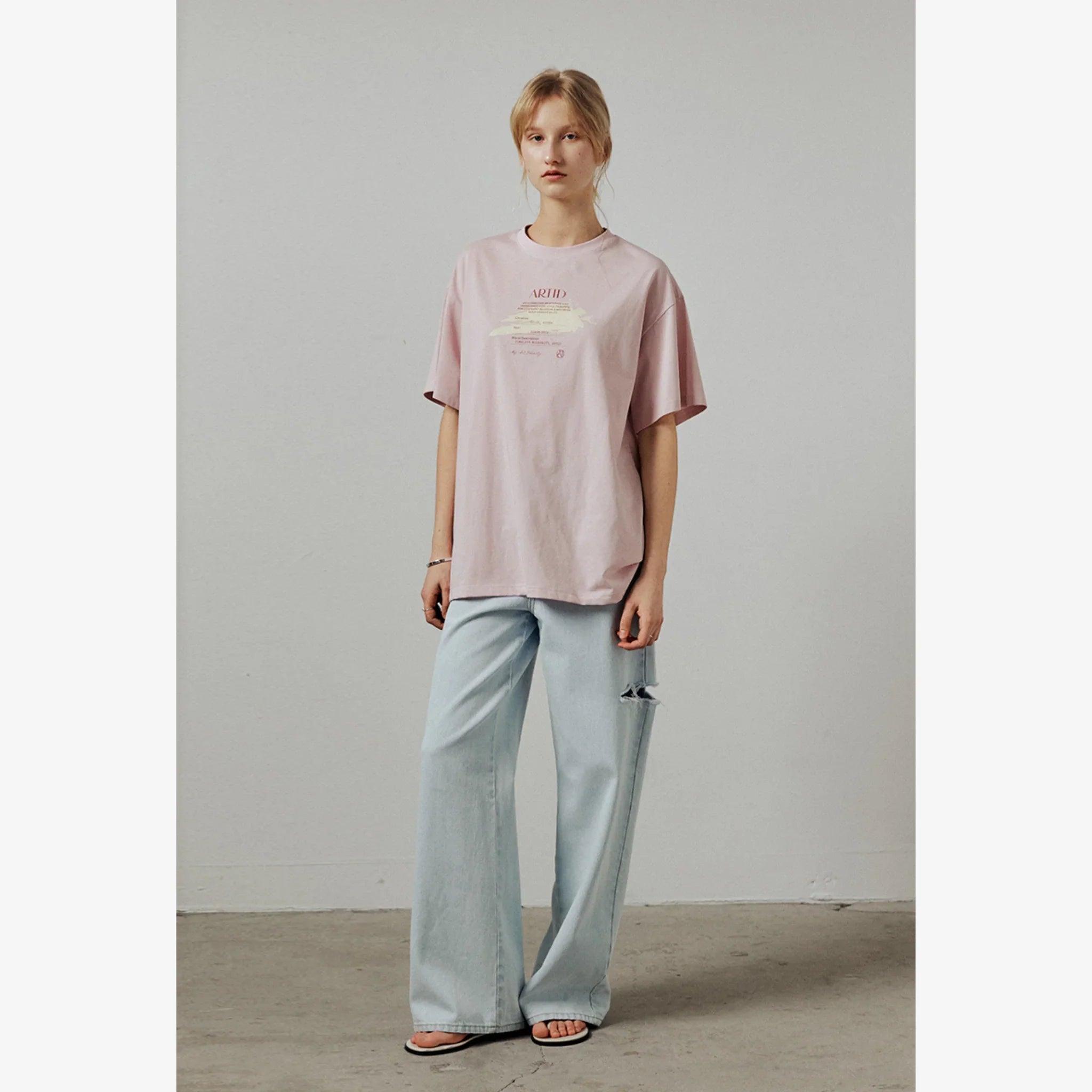 ARTID SPREAD OVERSIZED SHORT SLEEVE T SHIRT-4