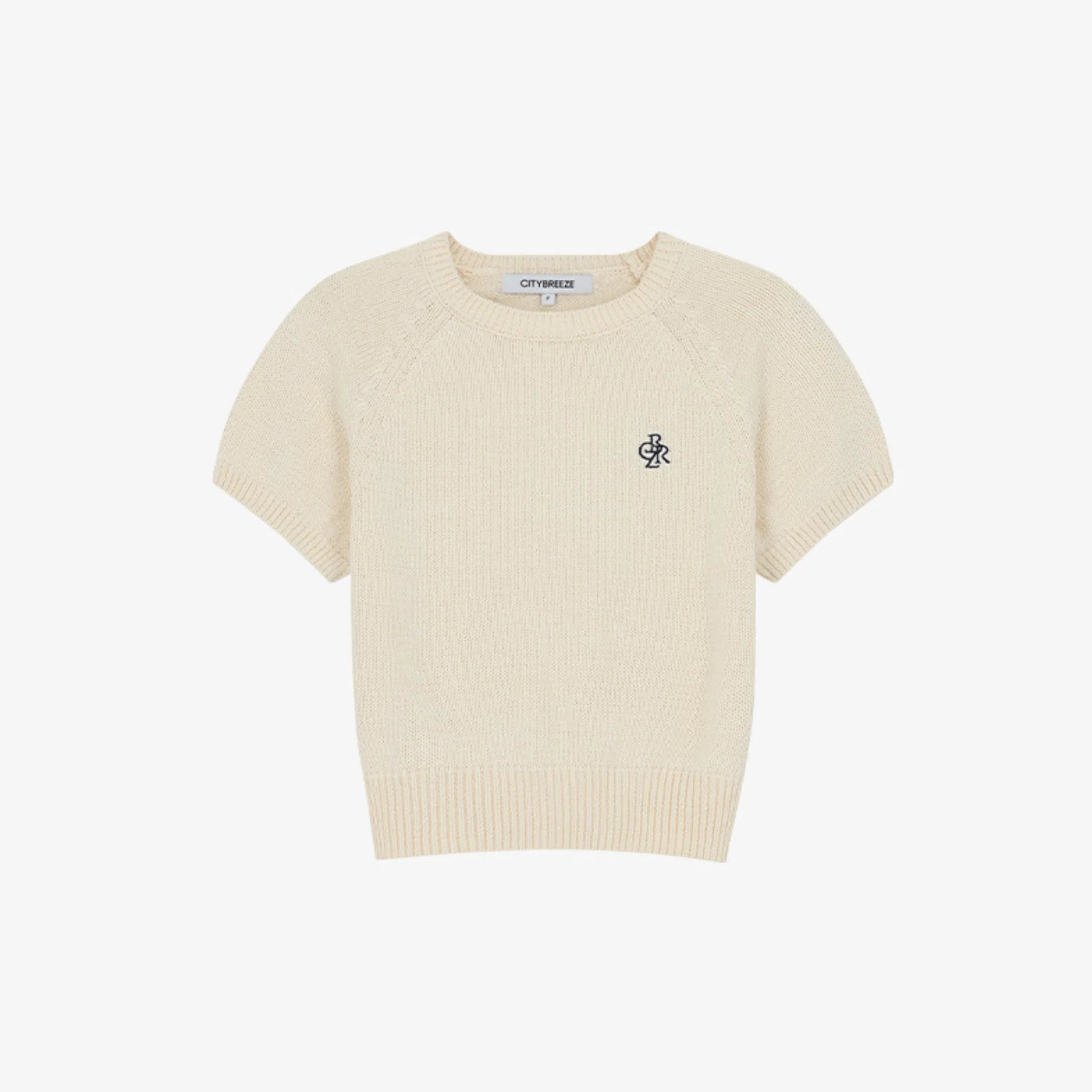 CITYBREEZE SMALL SYMBOL LOGO HALF-SLEEVE KNIT-4
