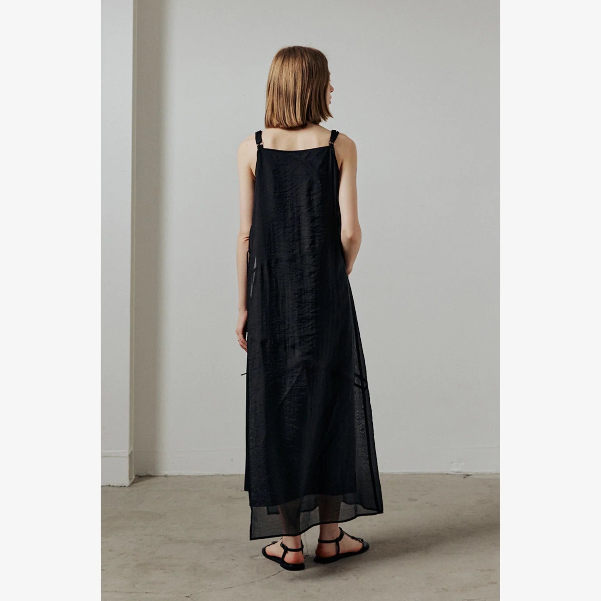 ARTID LAYERED SLEEVELESS DRESS-4