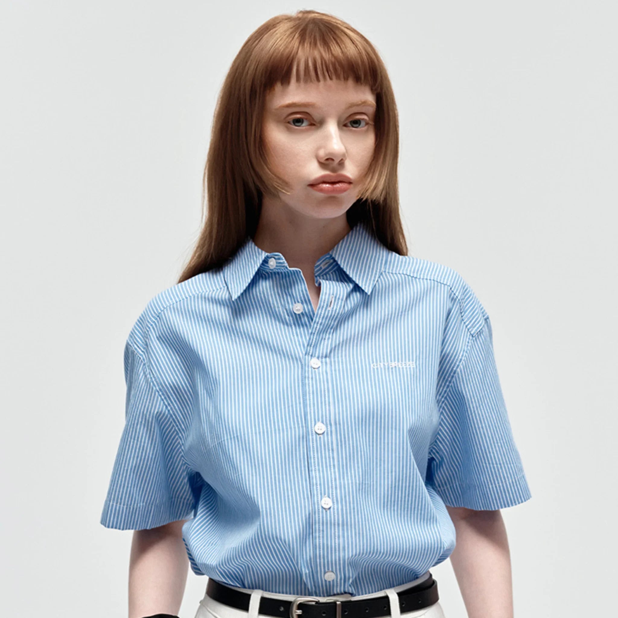 CITYBREEZE COTTON SEAMED HALF SLEEVE SHIRT-8