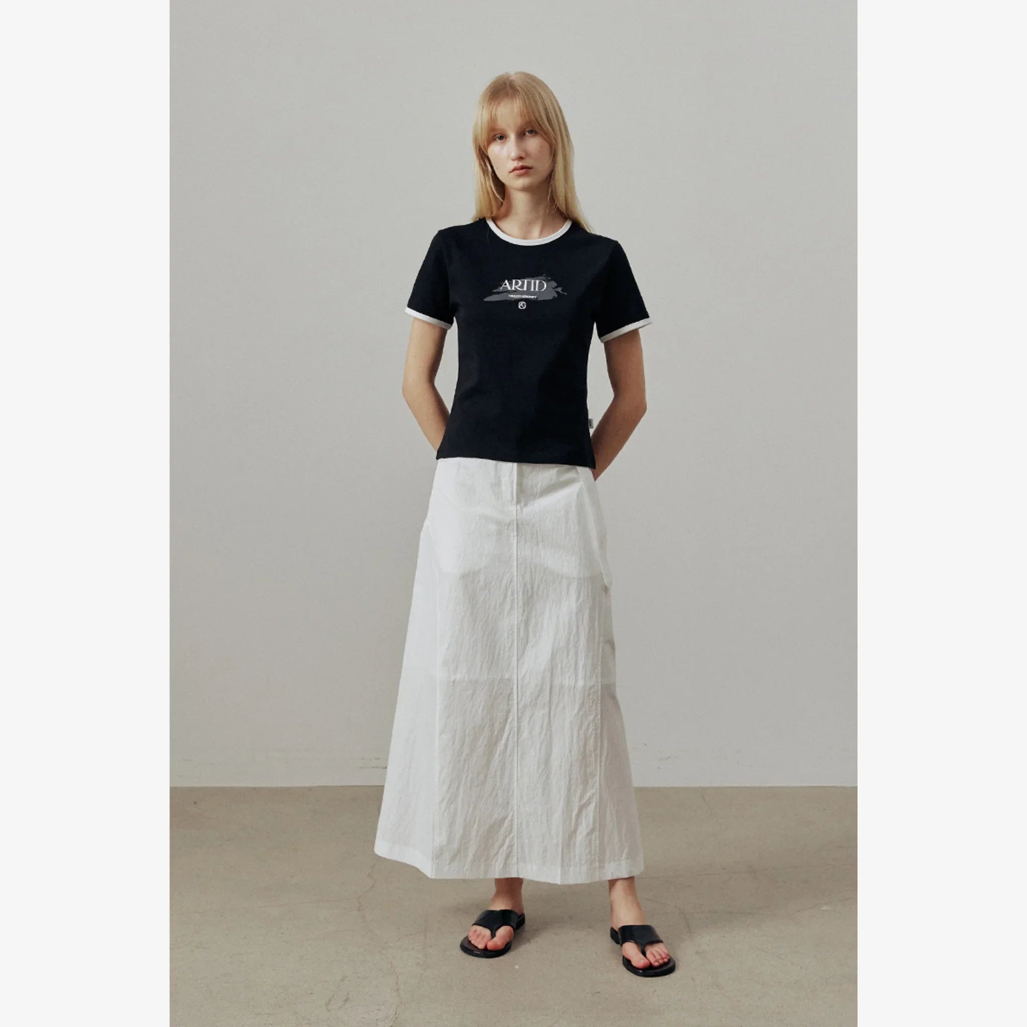 ARTID SPREAD COLOR BLOCK RINGER T SHIRT-4