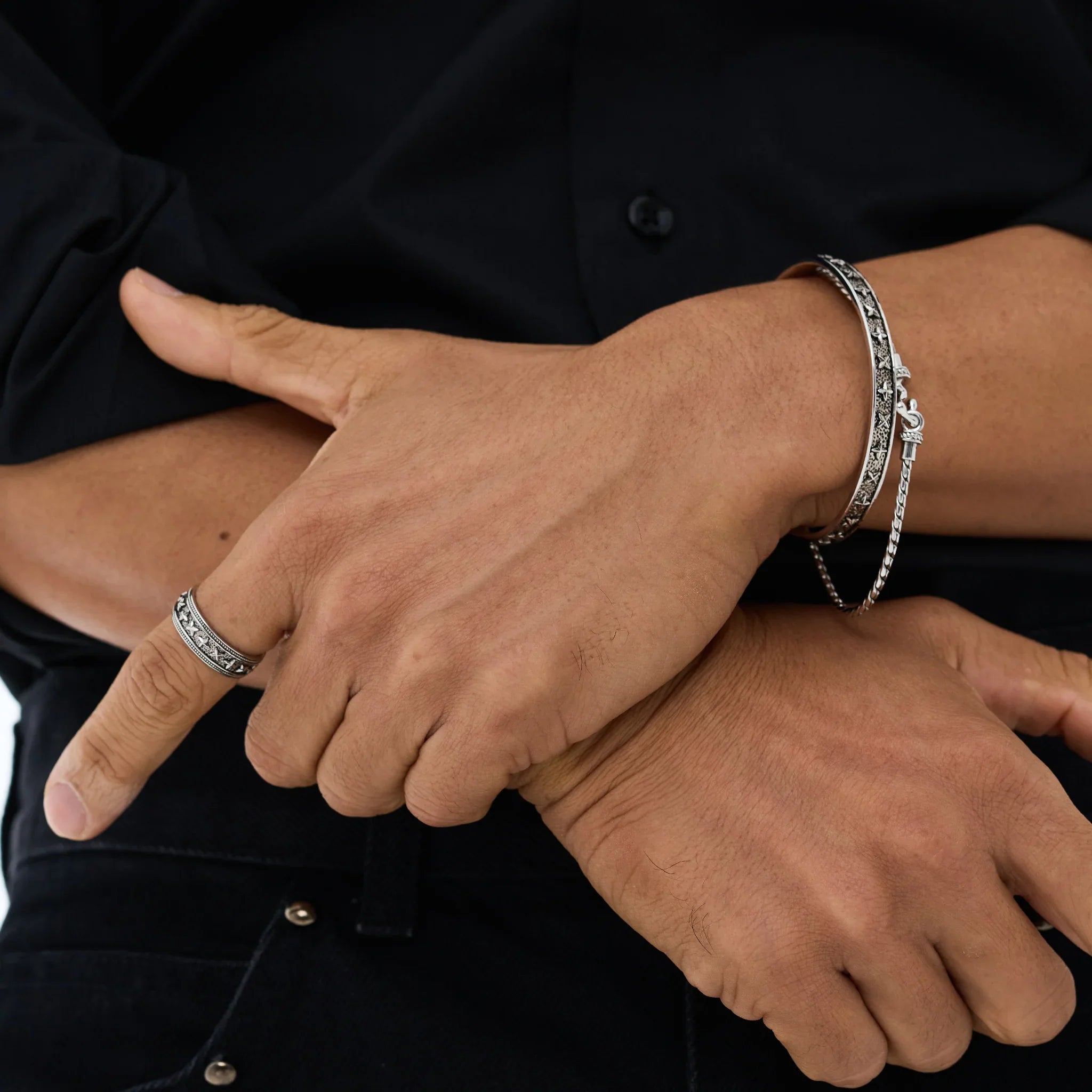 MSGRN T.Shawn Bracelet Rhodium plated 925 Silver-5