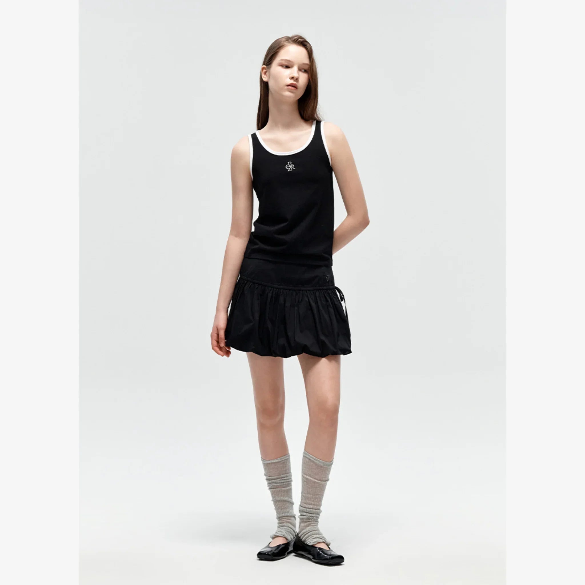 CITYBREEZE SYMBOL LOGO POINT SLEEVELESS T-SHIRT-4