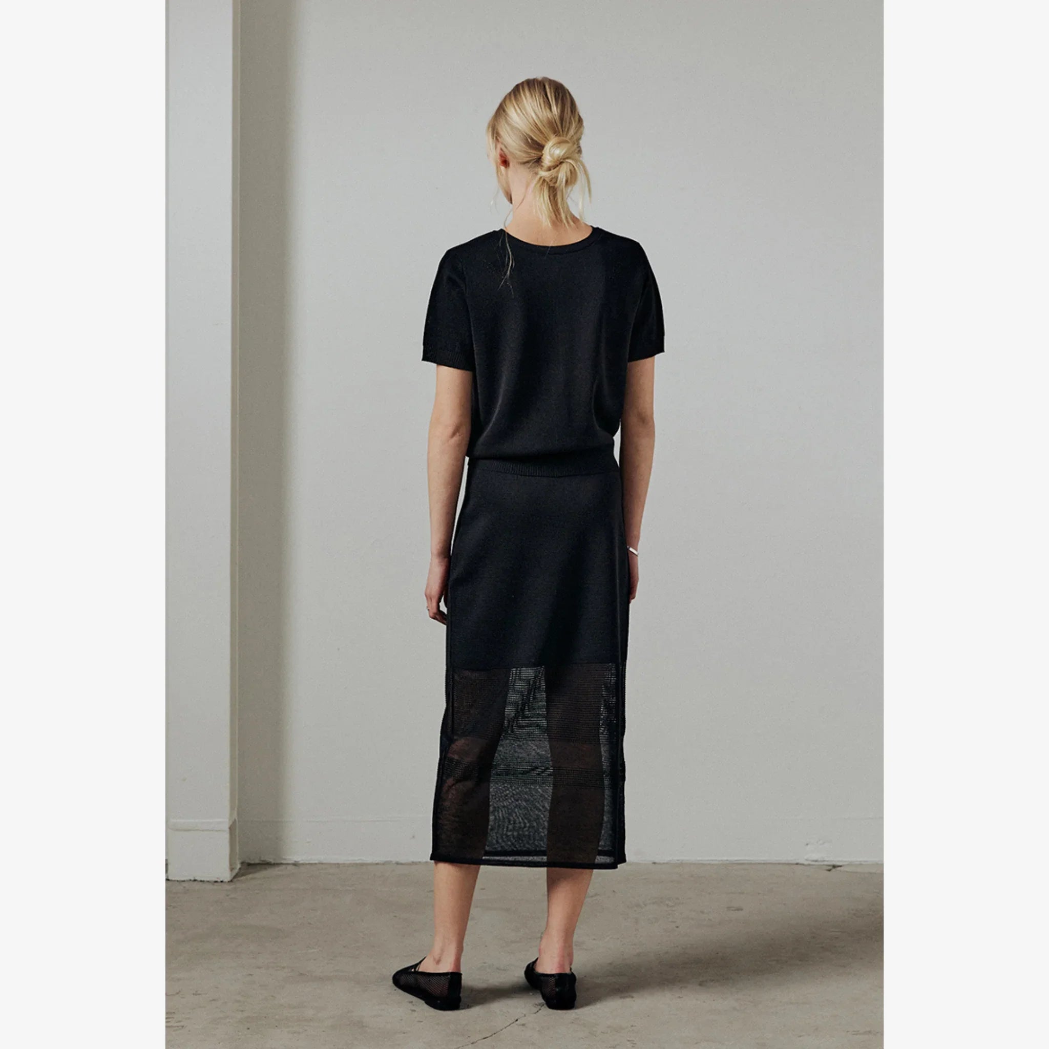 ARTID LINEN REVERSIBLE SHORT SLEEVE KNIT-4
