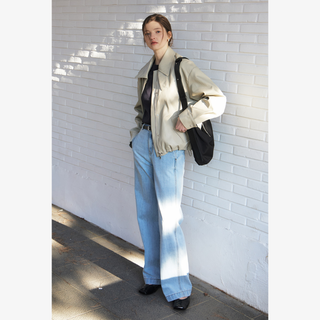 NYLON SHOULDER HOBO BAG