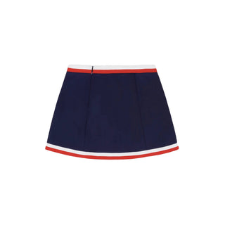 SPORTY & RICH Serif Logo Mila Pleated Skirt