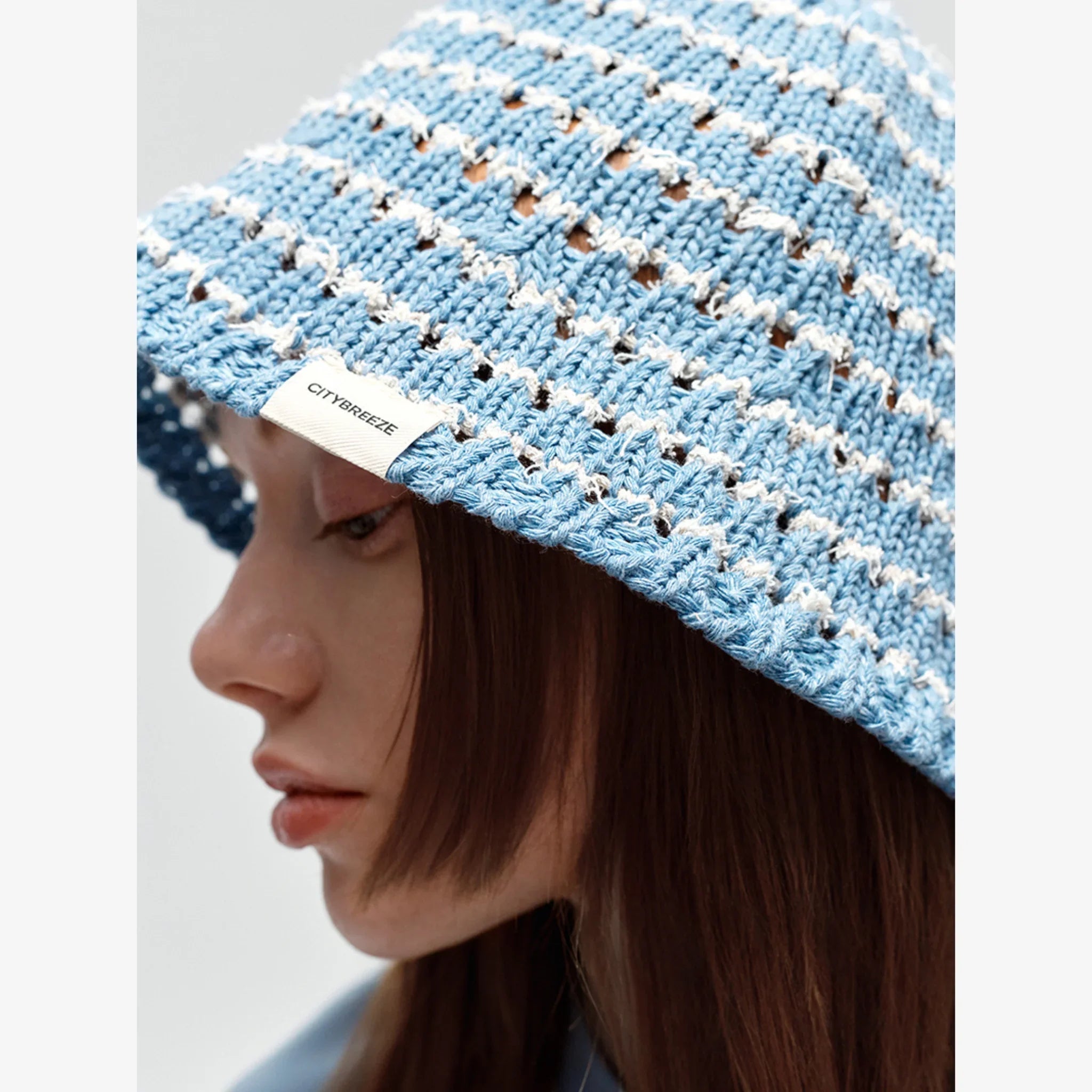 CITYBREEZE COLOR BLOCK CROCHET BUCKET HAT-4