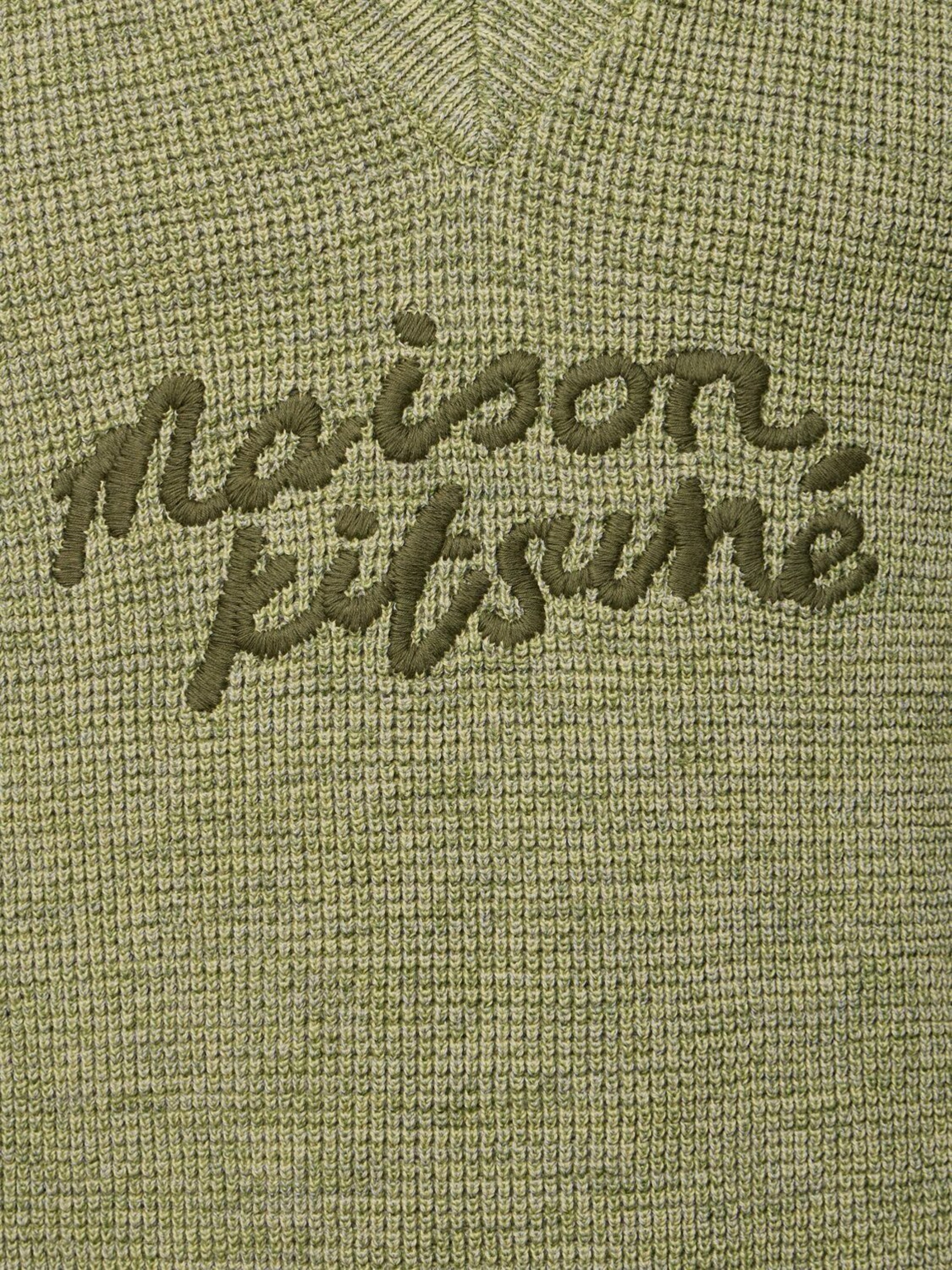 메종 키츠네 핸드라이팅 오버사이즈 베스트 -3