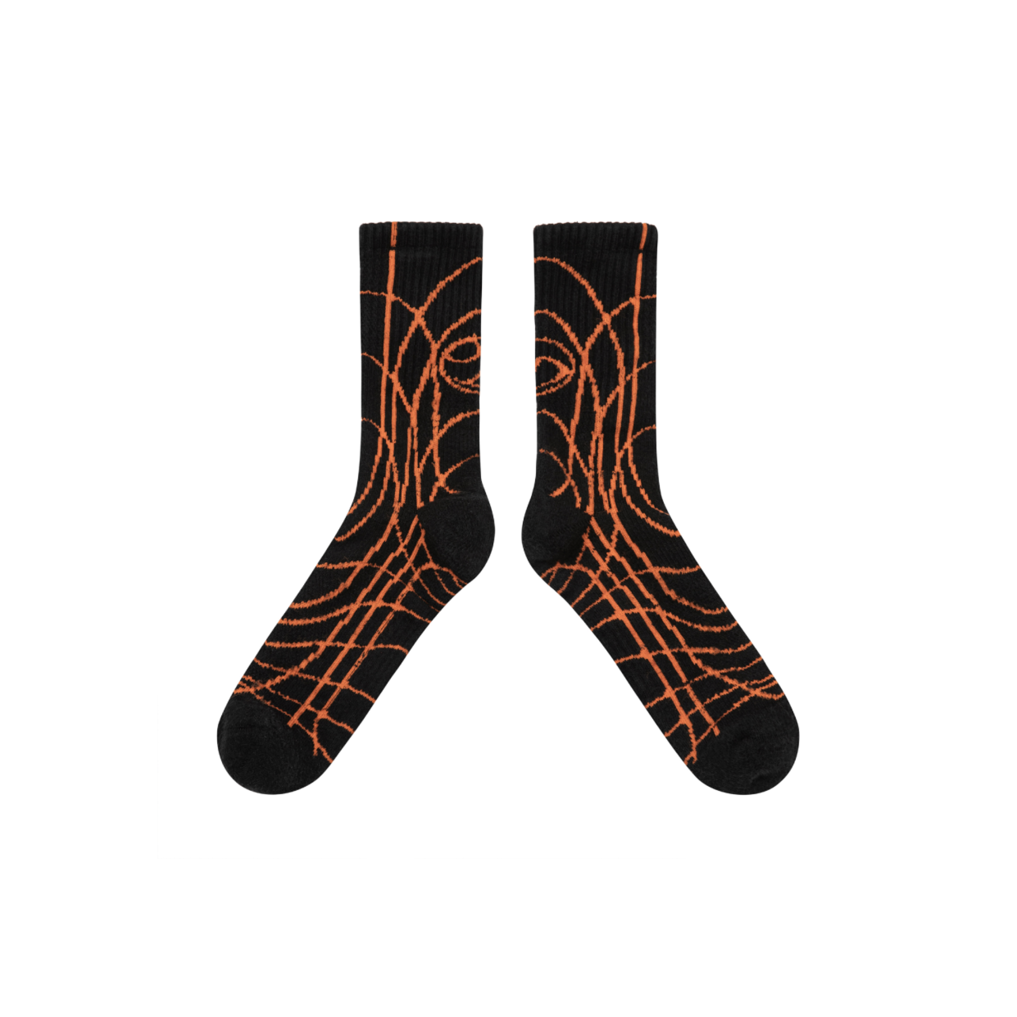 SOHC Root System Hiking Socks | Black