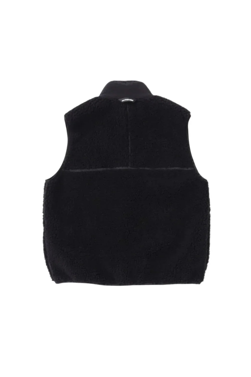 And Wander Wool Boa Vest-2