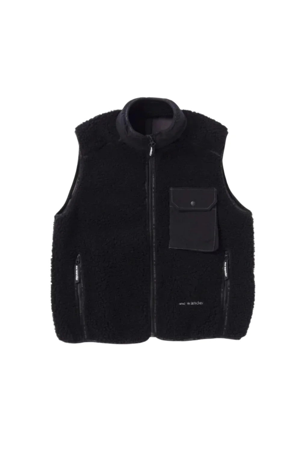 And Wander Wool Boa Vest