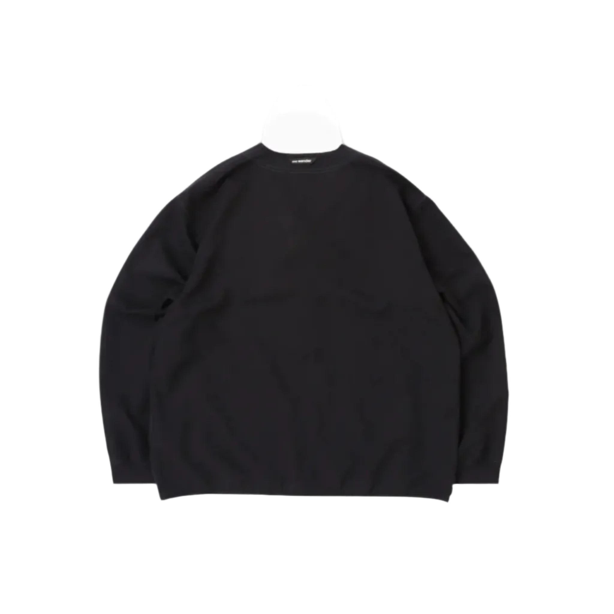 Black sweater on a white background