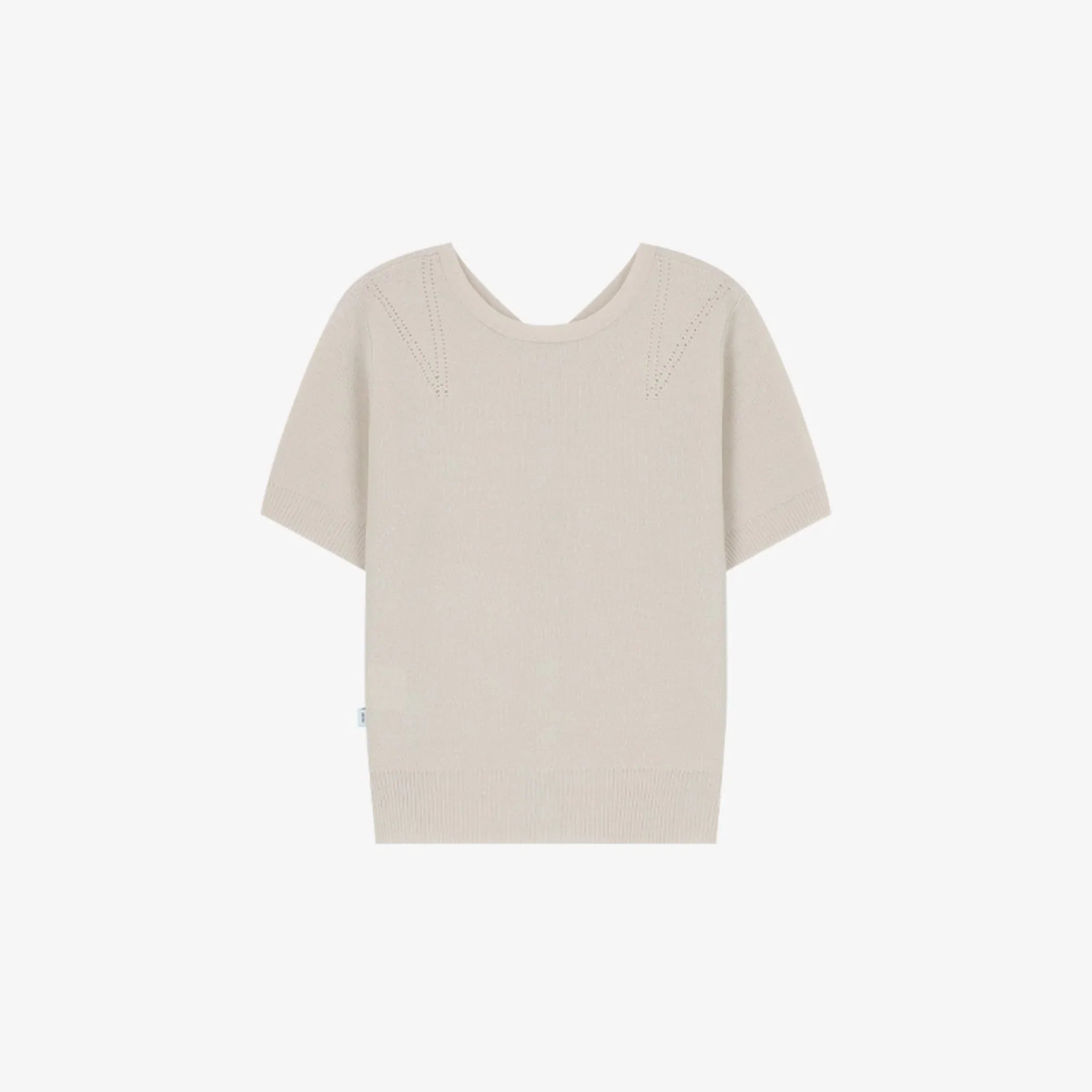 ARTID LINEN REVERSIBLE SHORT SLEEVE KNIT-5