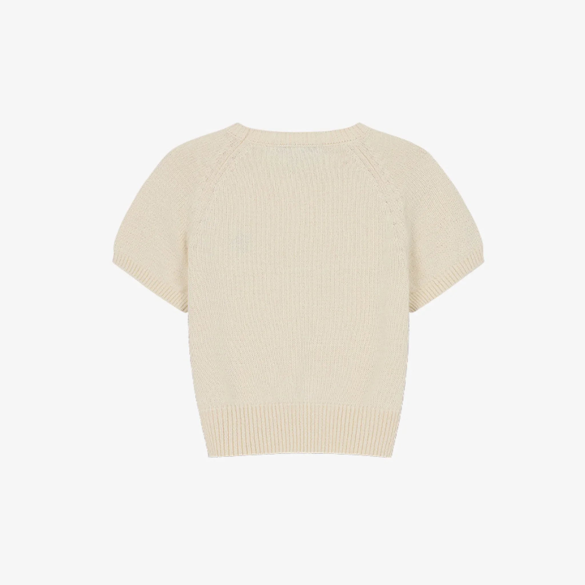 CITYBREEZE SMALL SYMBOL LOGO HALF-SLEEVE KNIT-5
