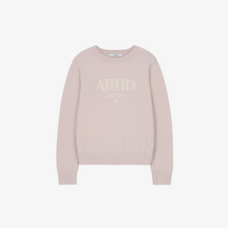 LIGHT WOOL LOGO POINT KNIT