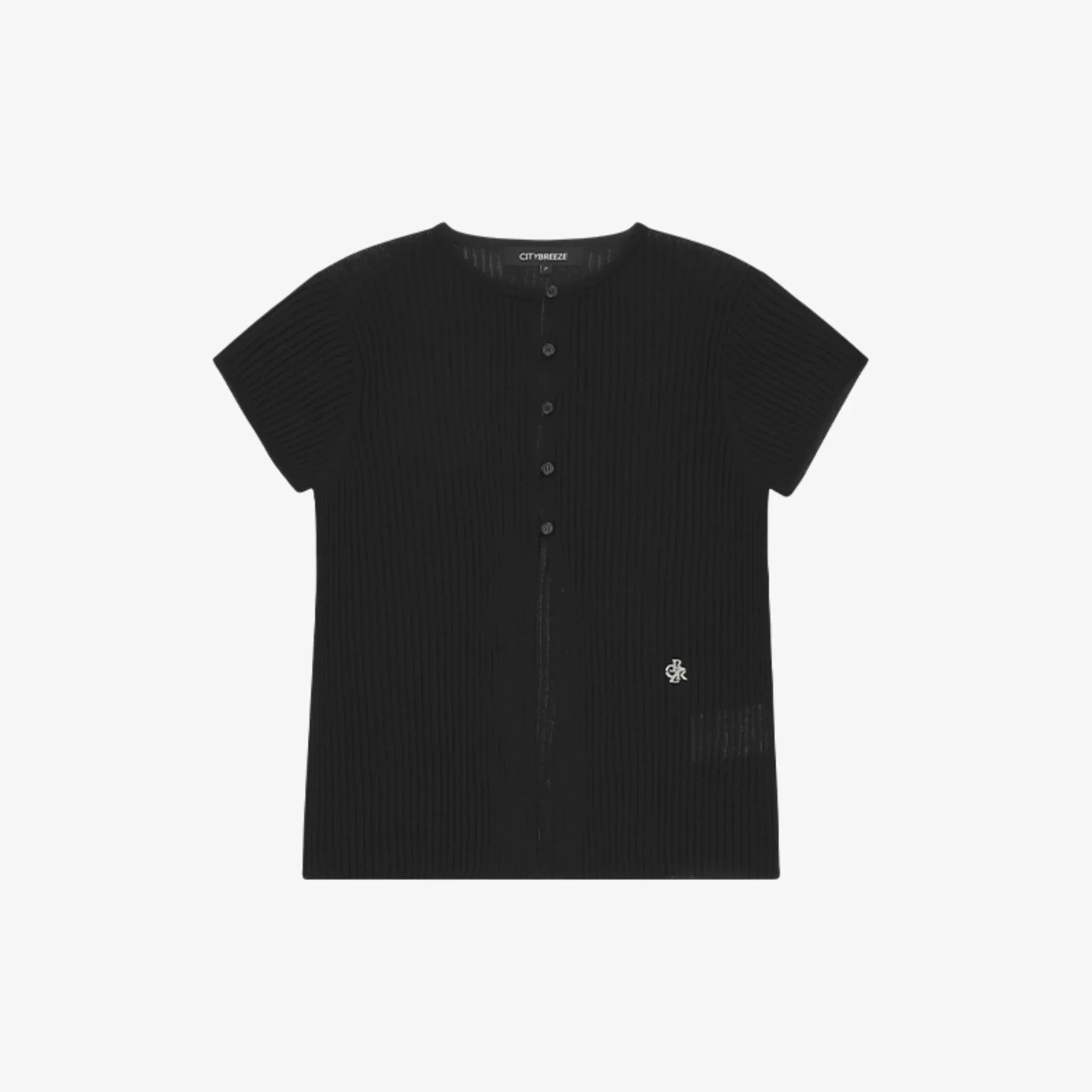 CITYBREEZE PEAK BUTTON-UP SHORT SLEEVE CARDIGAN