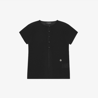 PEAK BUTTON-UP SHORT SLEEVE CARDIGAN