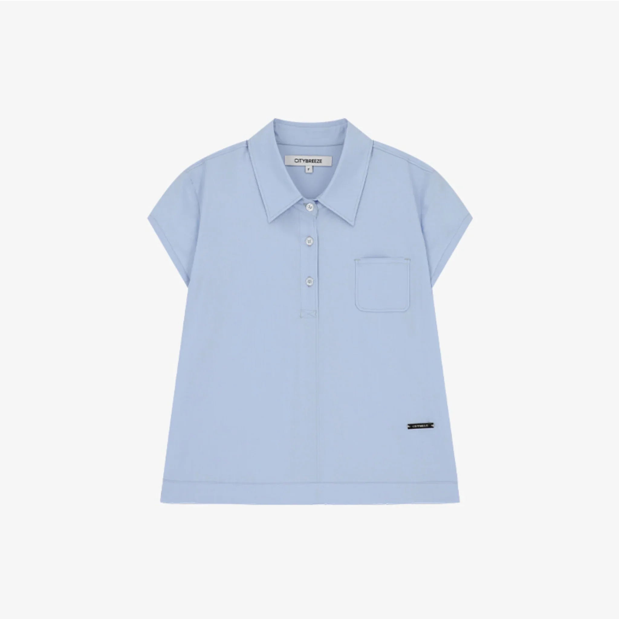 CITYBREEZE WRINKLE-FREE FLARE HALF-SLEEVE SHIRT-5