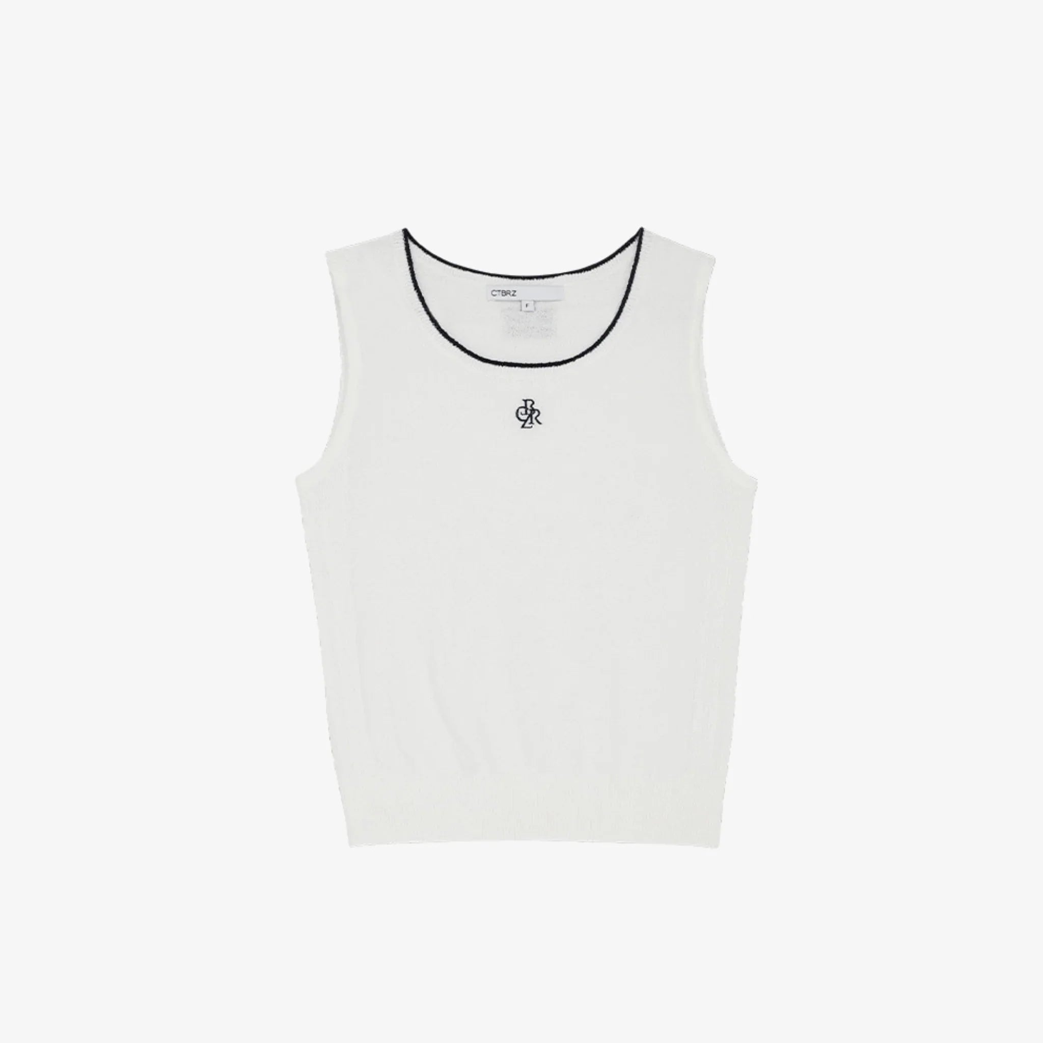 CITYBREEZE BOUCLE SYMBOL LOGO SLEEVELESS TOP-5