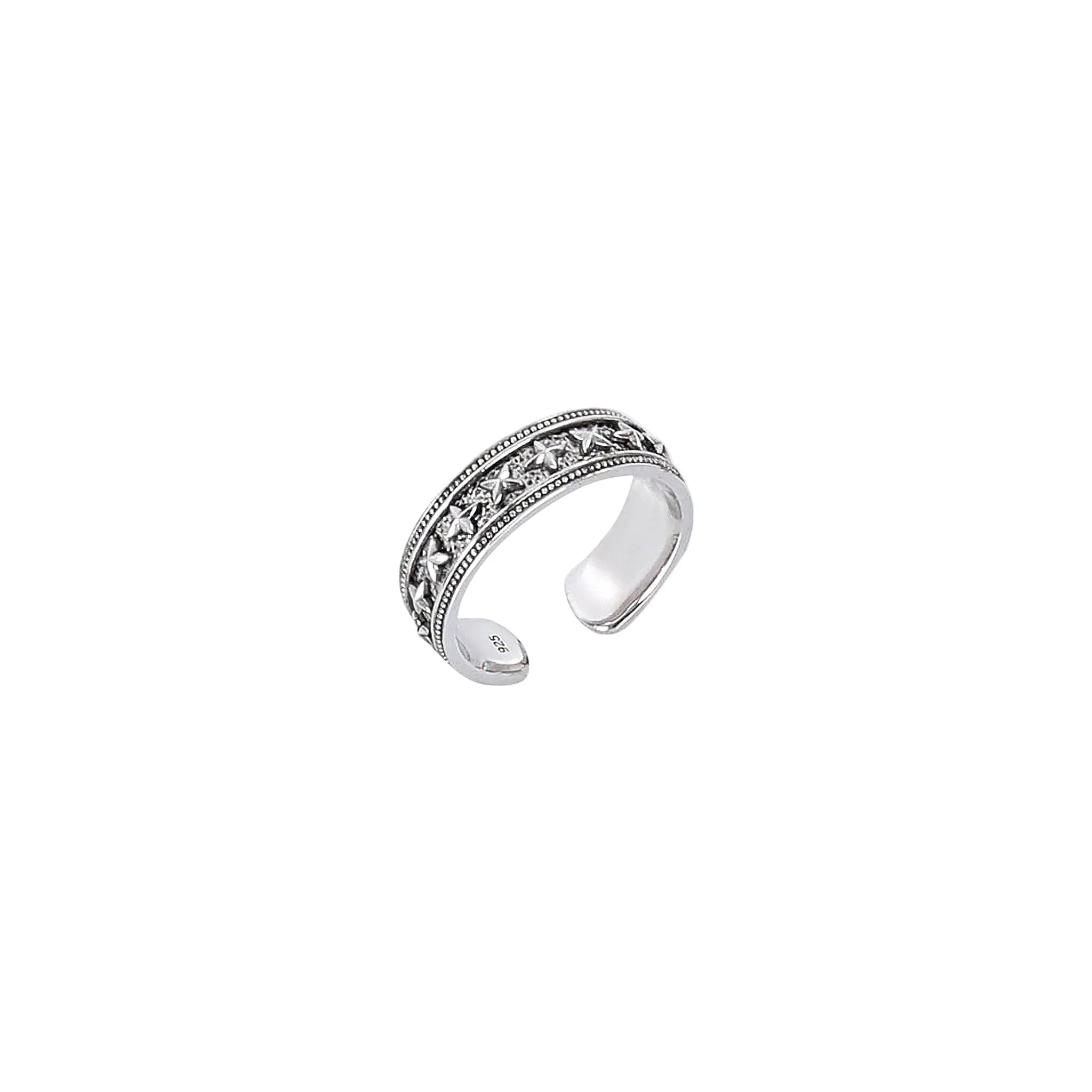 MSGRN T.Shawn Ring Rhodium plated 925 Silver-2