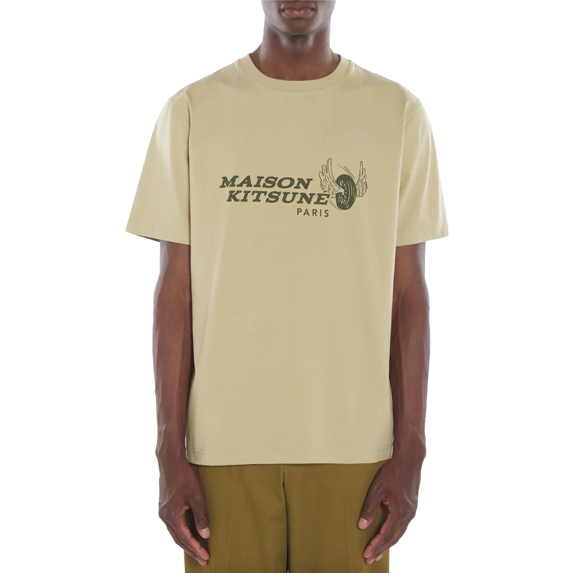 MAISON KITSUNE 레이싱 휠 컴포트 티셔츠 -3