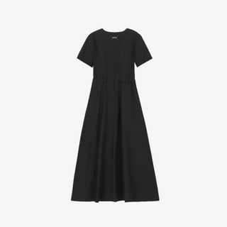 TWO-WAY COTTON SHORT-SLEEVE DRESS