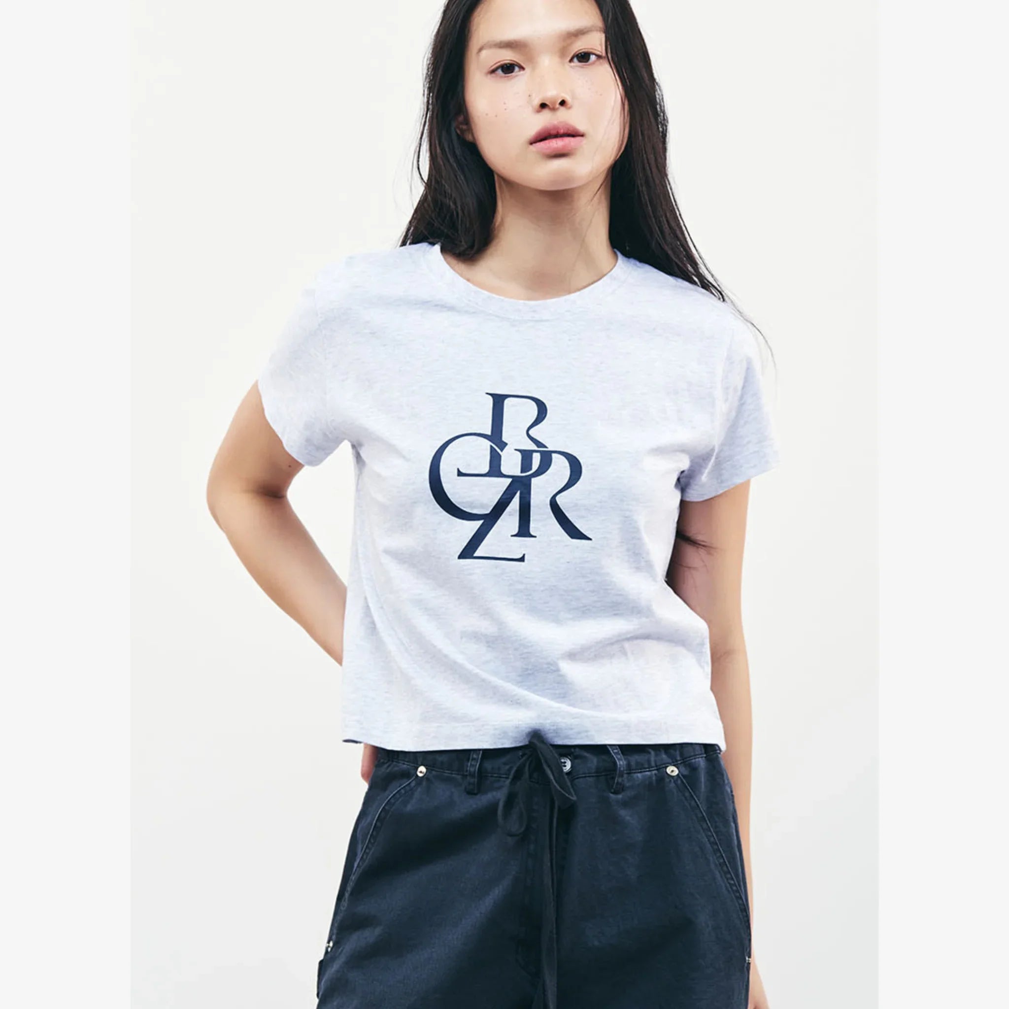 CITYBREEZE SYMBOL LOGO CROP HALF-SLEEVE T-SHIRT-10