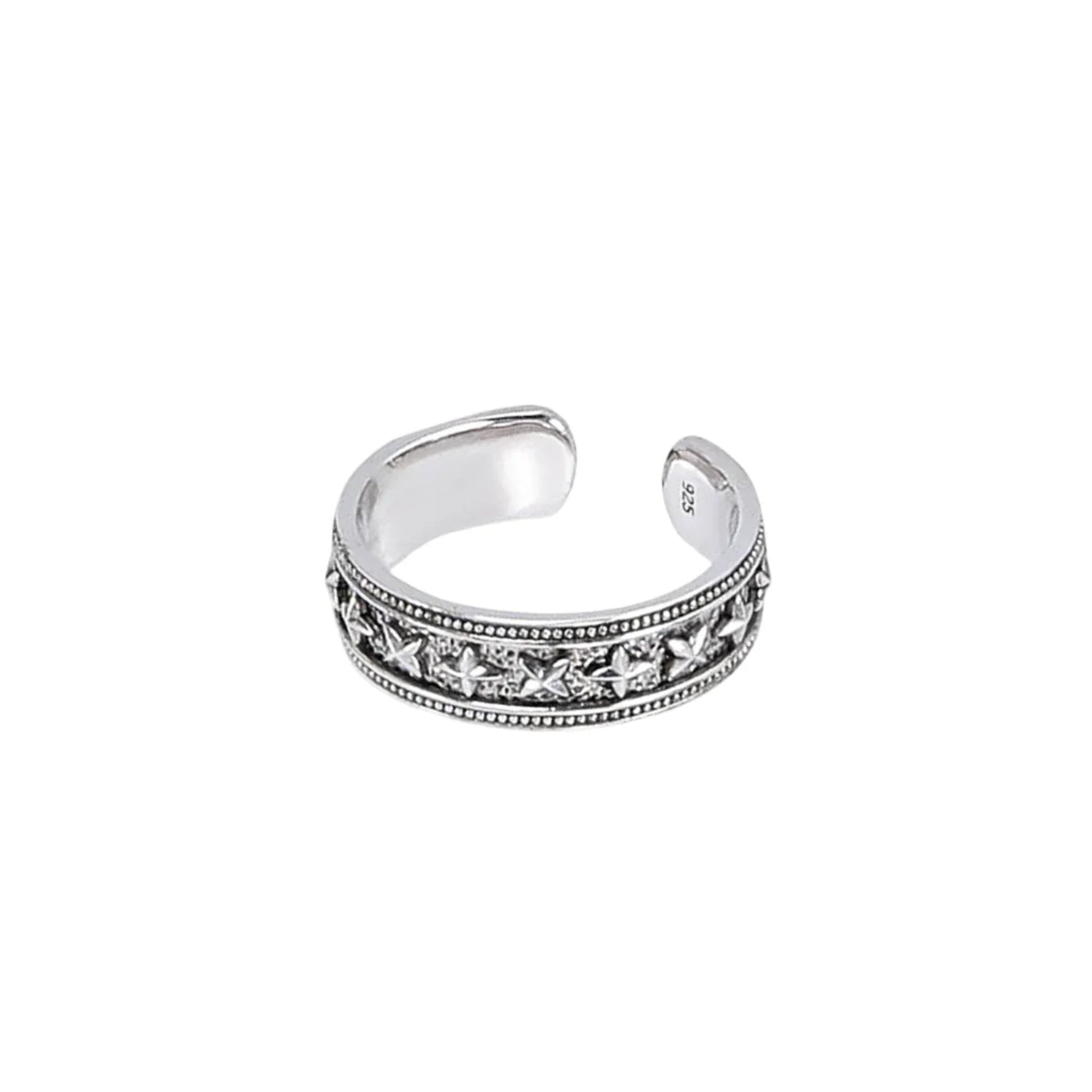 MSGRN T.Shawn Ring Rhodium plated 925 Silver