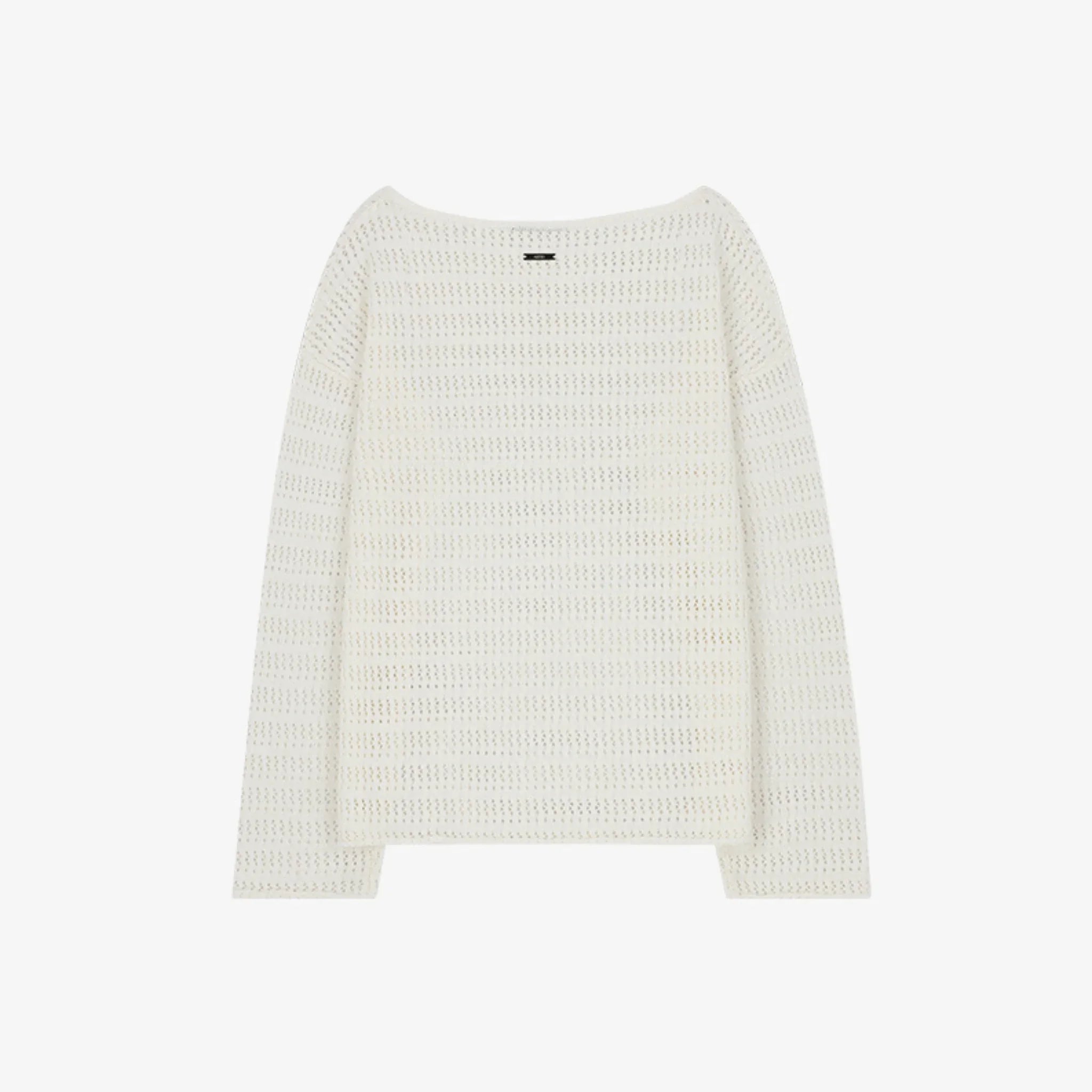 LINEN OVERSIZED SEE THROUGH KNIT-6