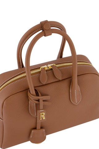 MRRV) TR BOSTON BAG (NOISETTE BROWN)