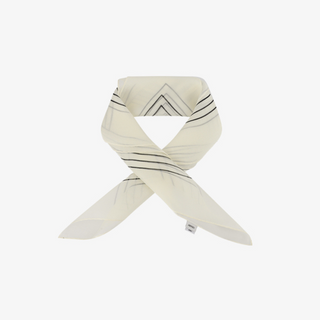 SILK LOGO SQUARE SCARF