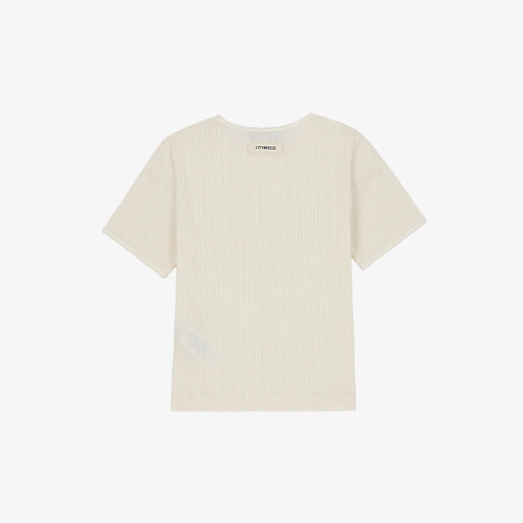 CITYBREEZE RIBBON TIED SLIM SHORT SLEEVE T SHIRT-6